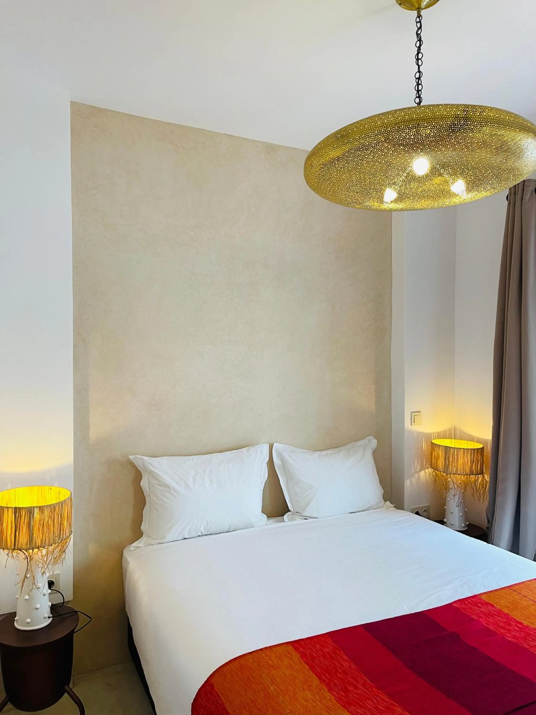 Bed in Riad Dar Massai