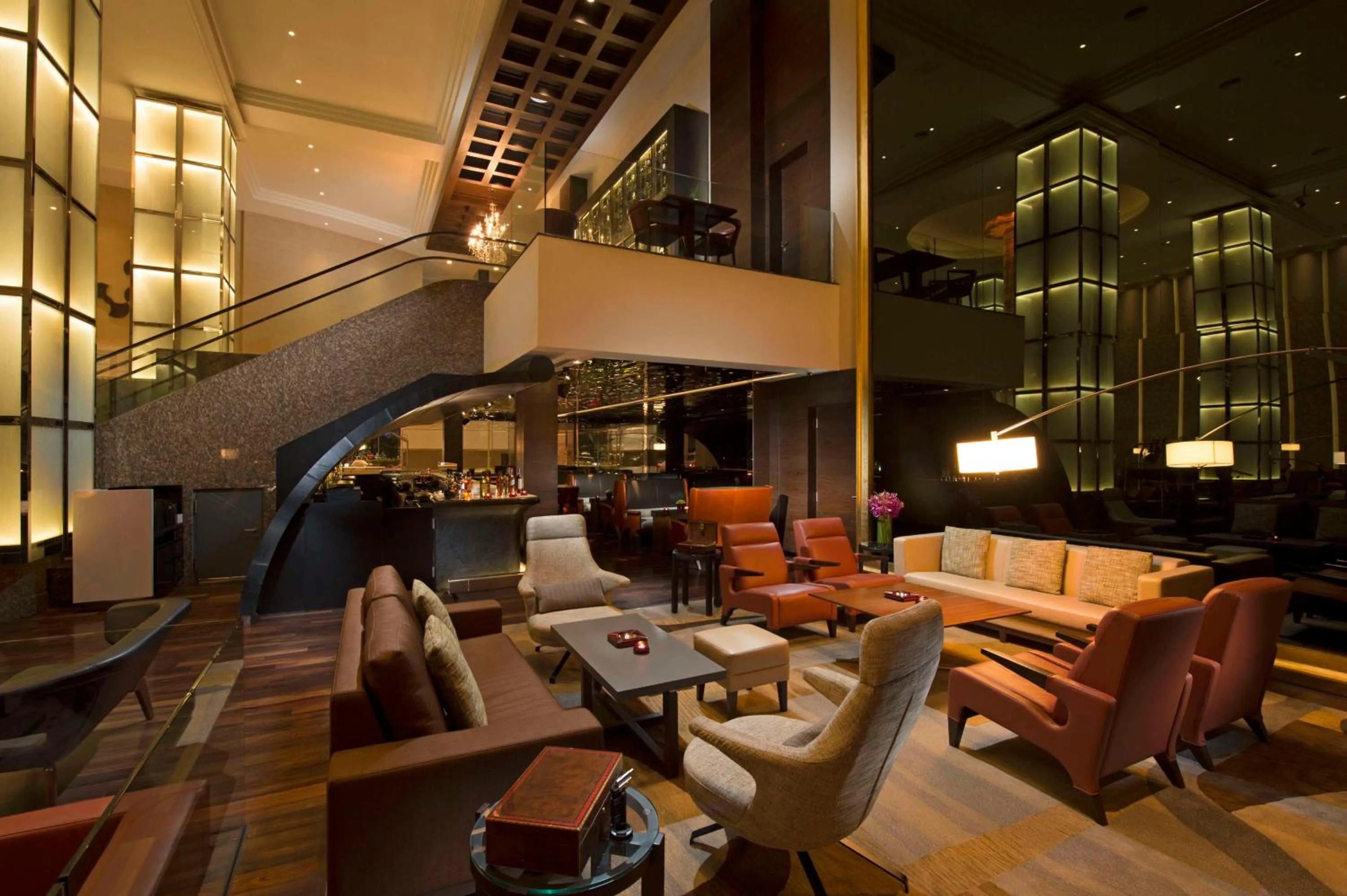 Lounge or bar in Hilton Kuala Lumpur