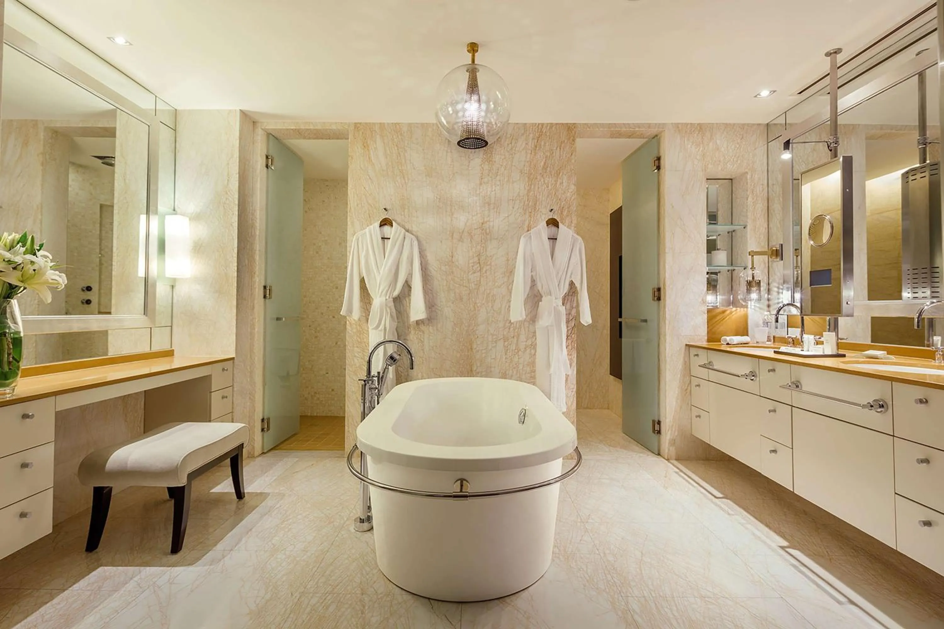 Bathroom in Hilton Kuala Lumpur