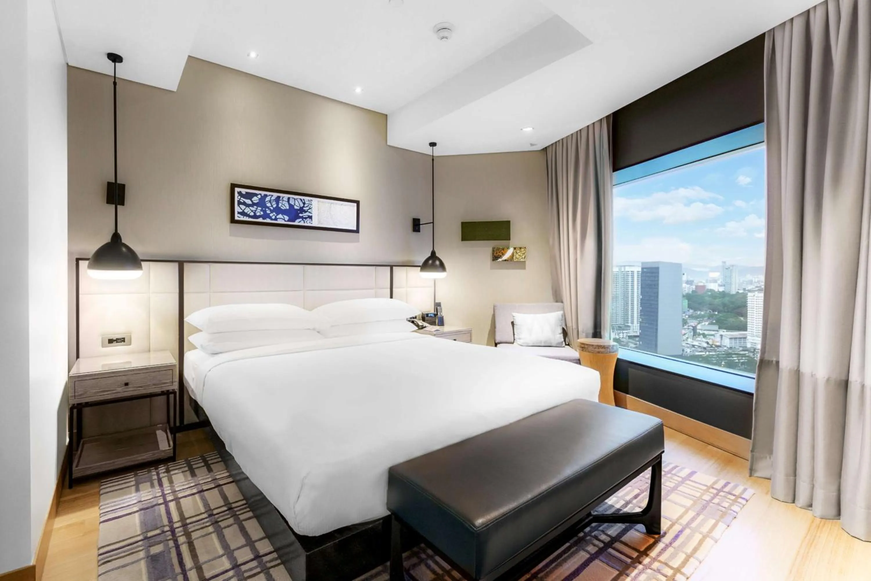 Bed in Hilton Kuala Lumpur