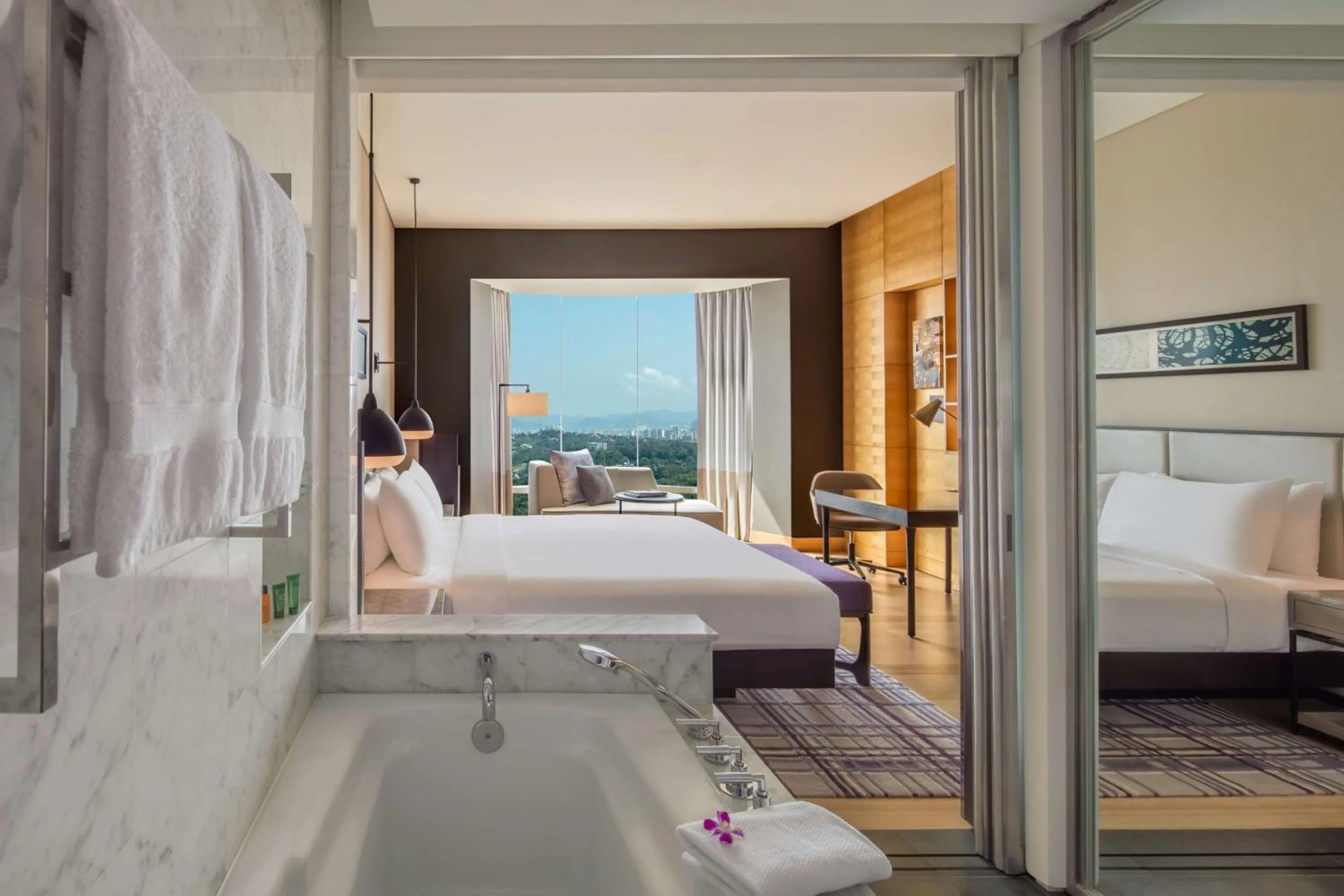 Bed in Hilton Kuala Lumpur