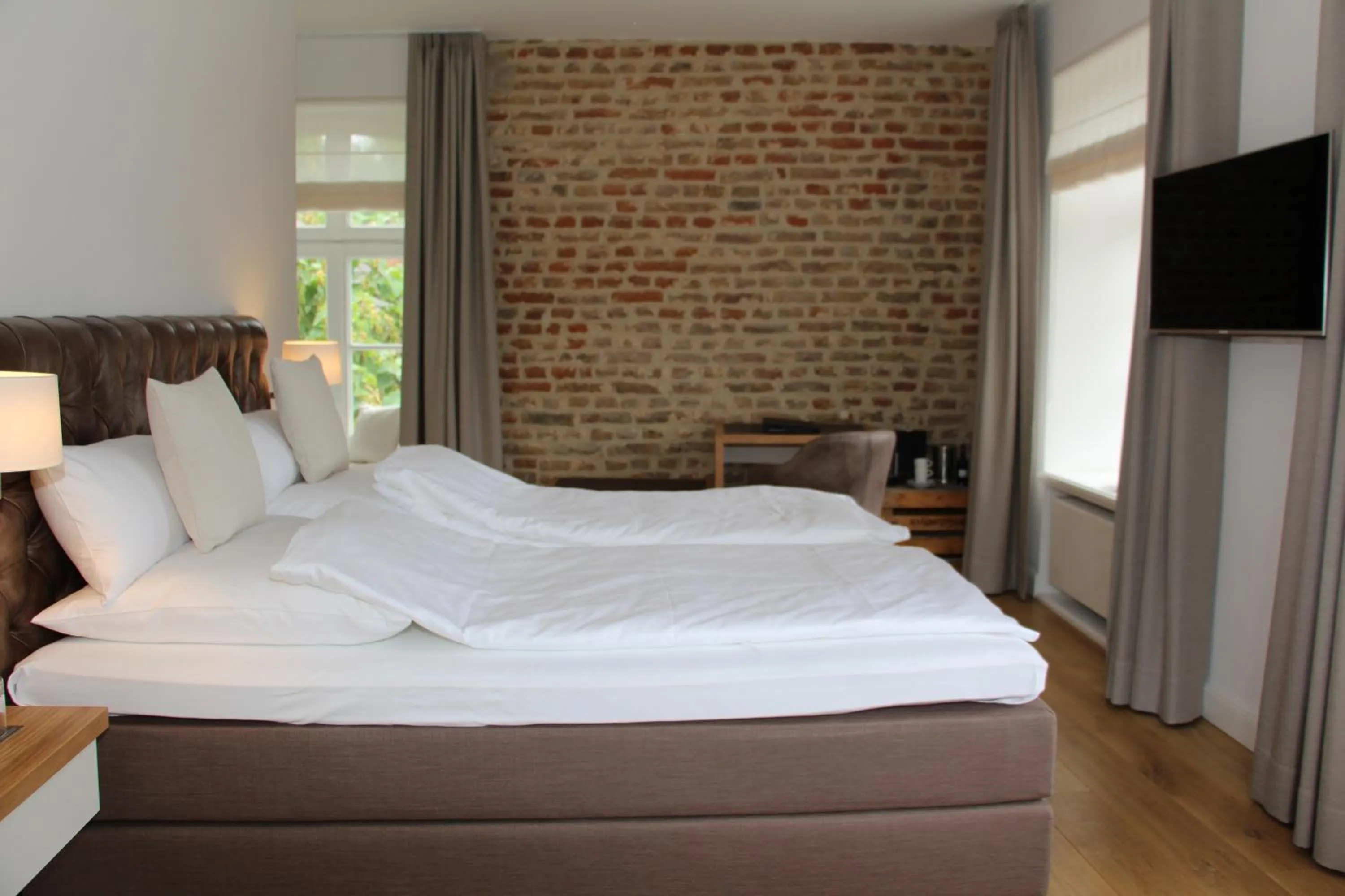 Bed in Hotel Schloss Dyck