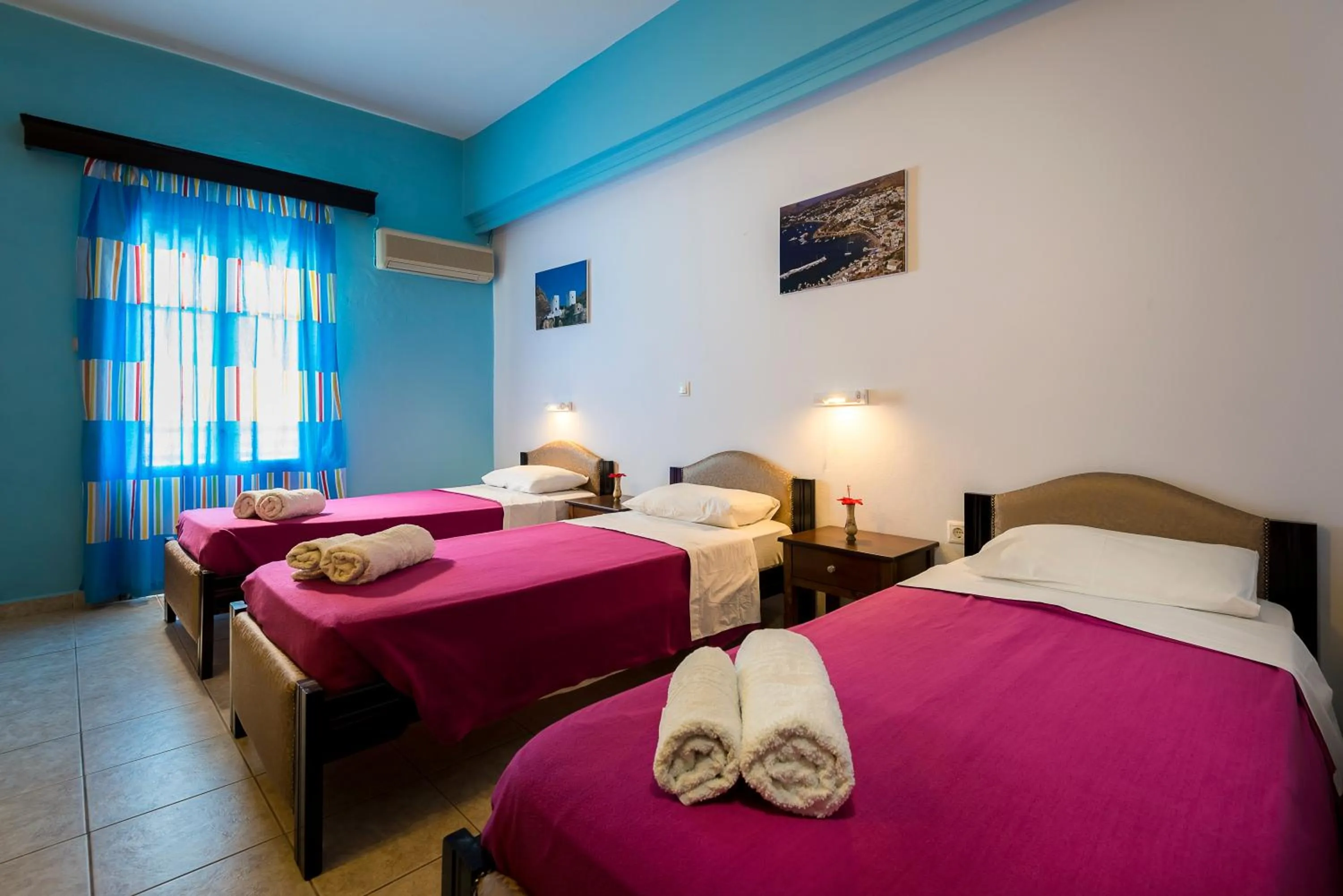 Bed in Elefteria Hotel