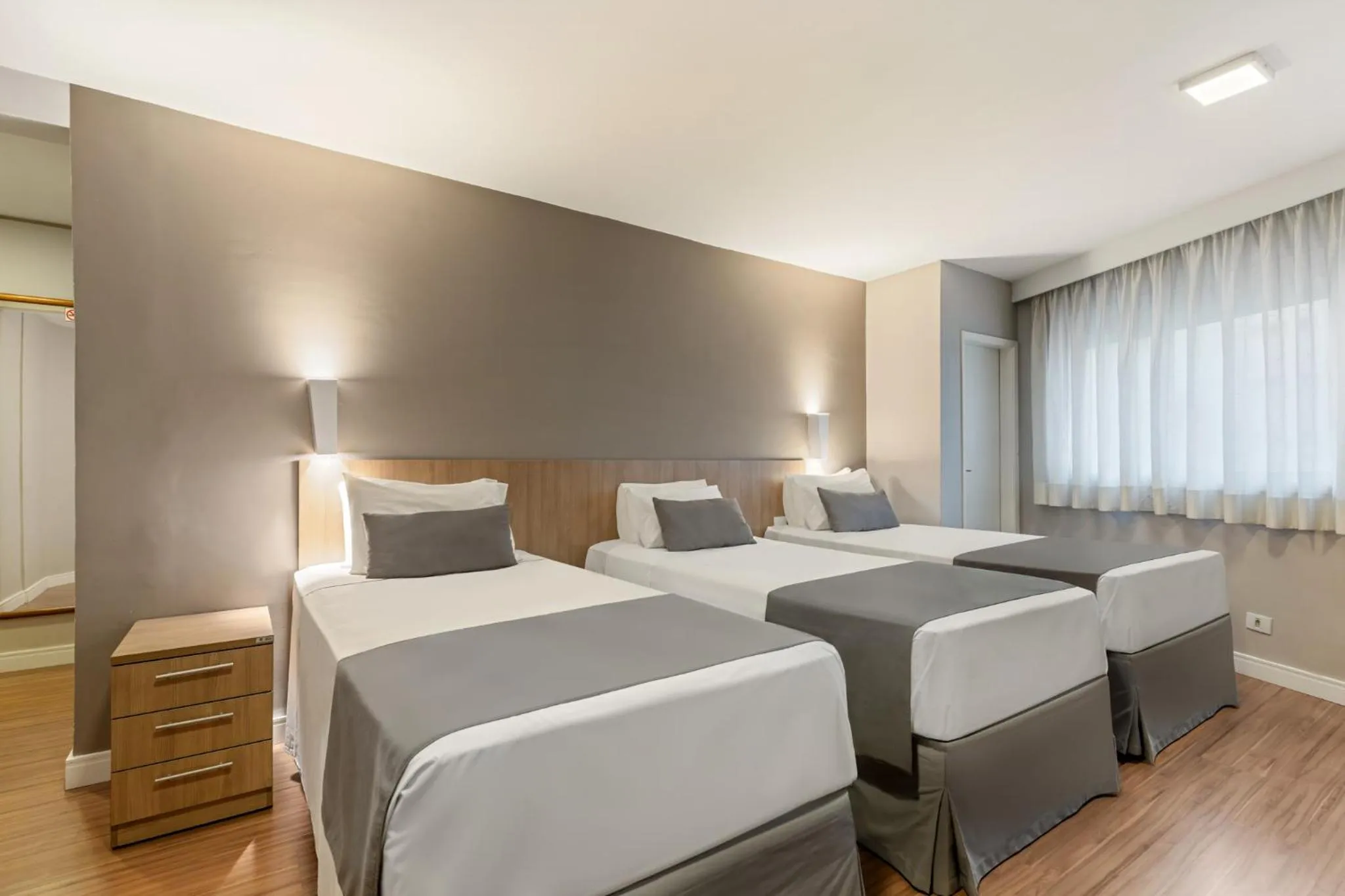 Bed in Hotel Trianon Paulista