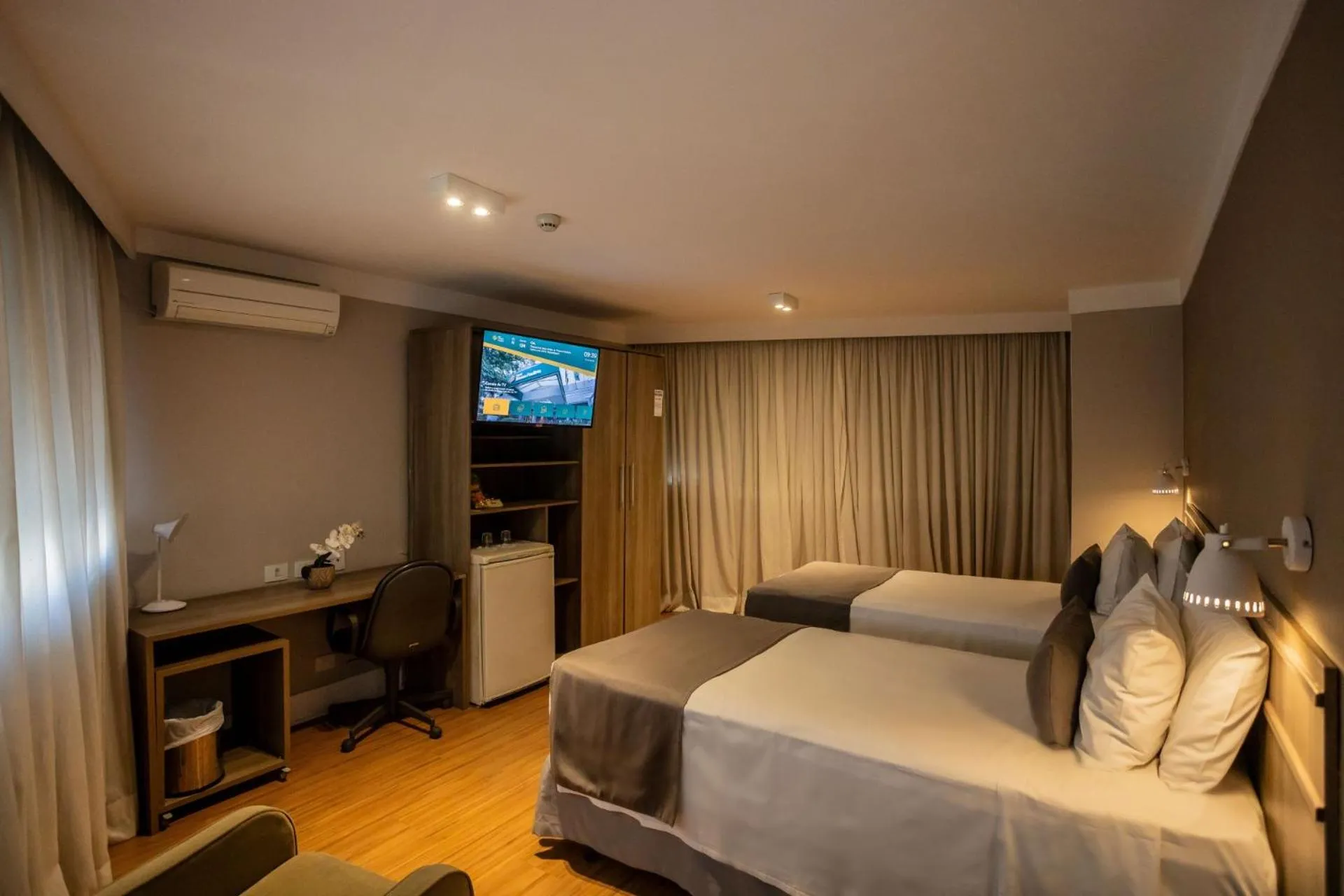 Bed in Hotel Trianon Paulista