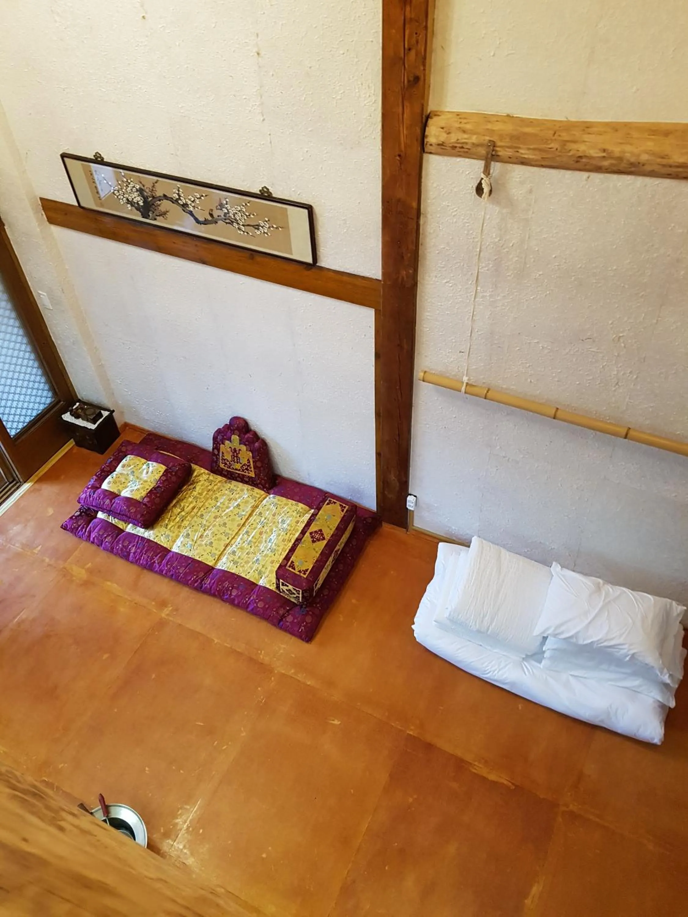 Decorative detail, Bed in The Hanok