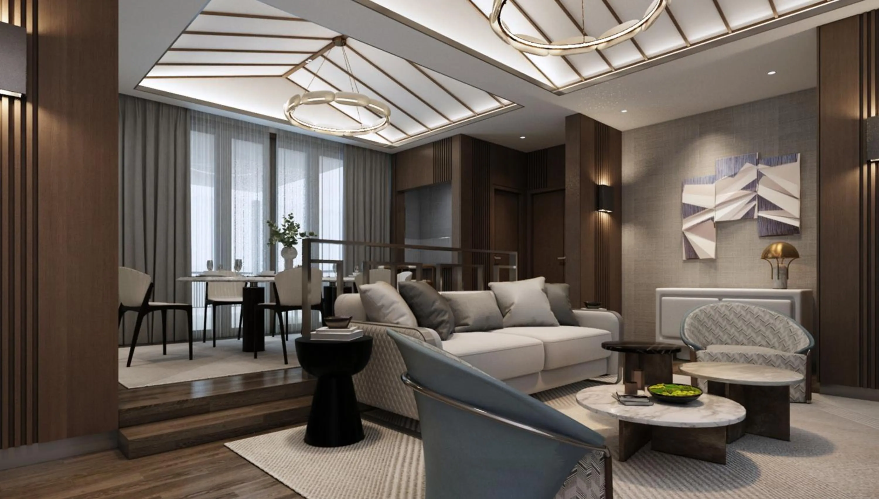 Living room in Putrajaya Marriott Hotel