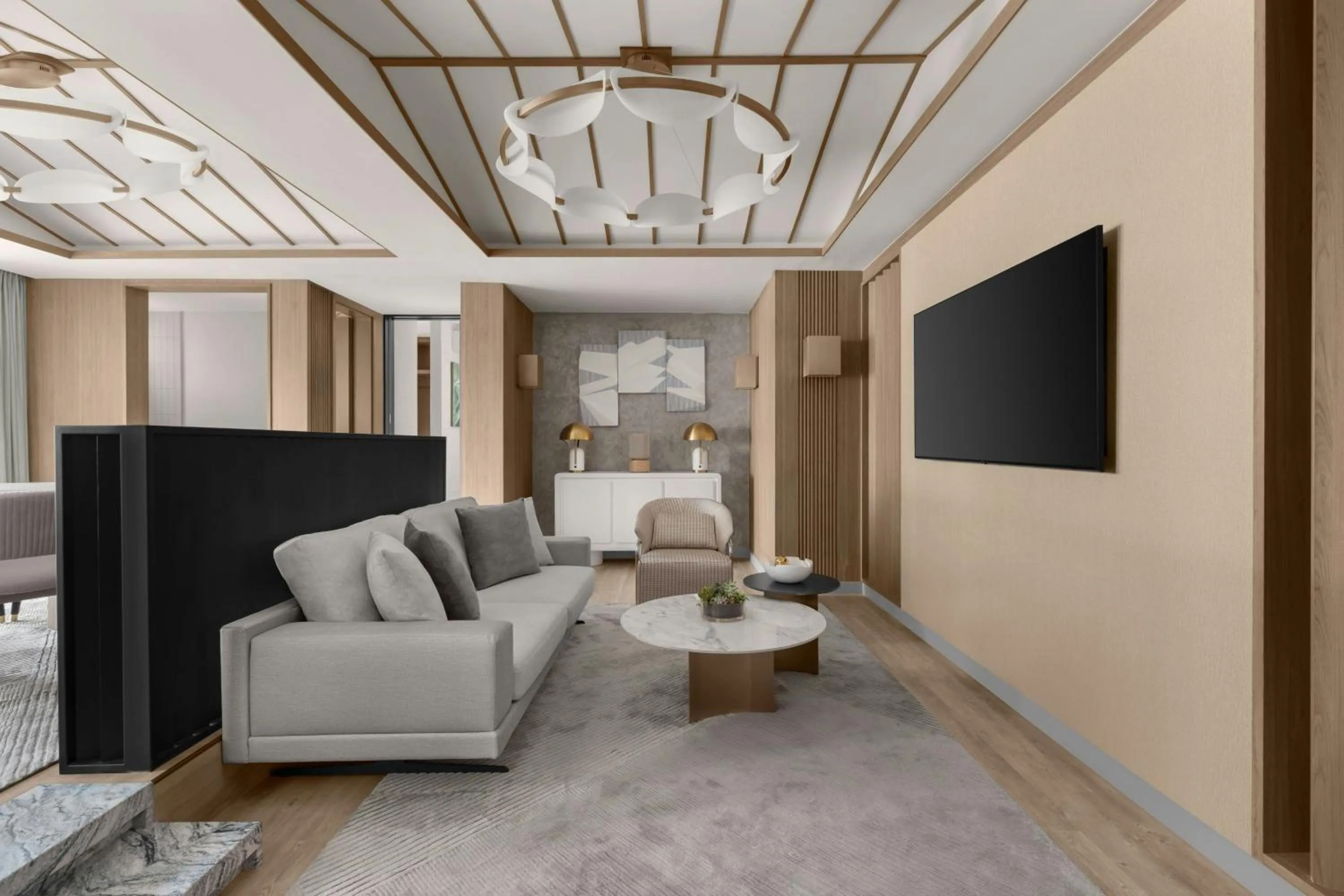 Living room in Putrajaya Marriott Hotel