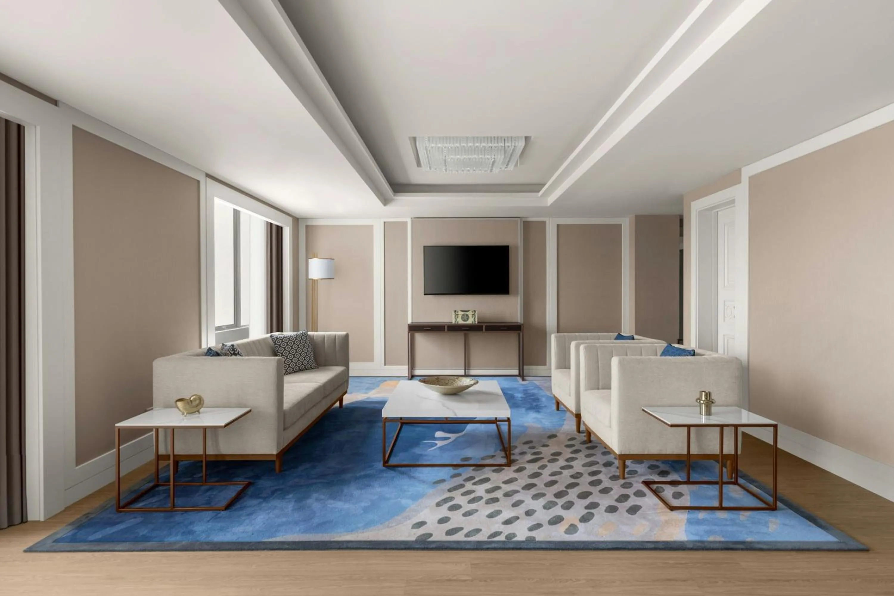 Living room in Putrajaya Marriott Hotel