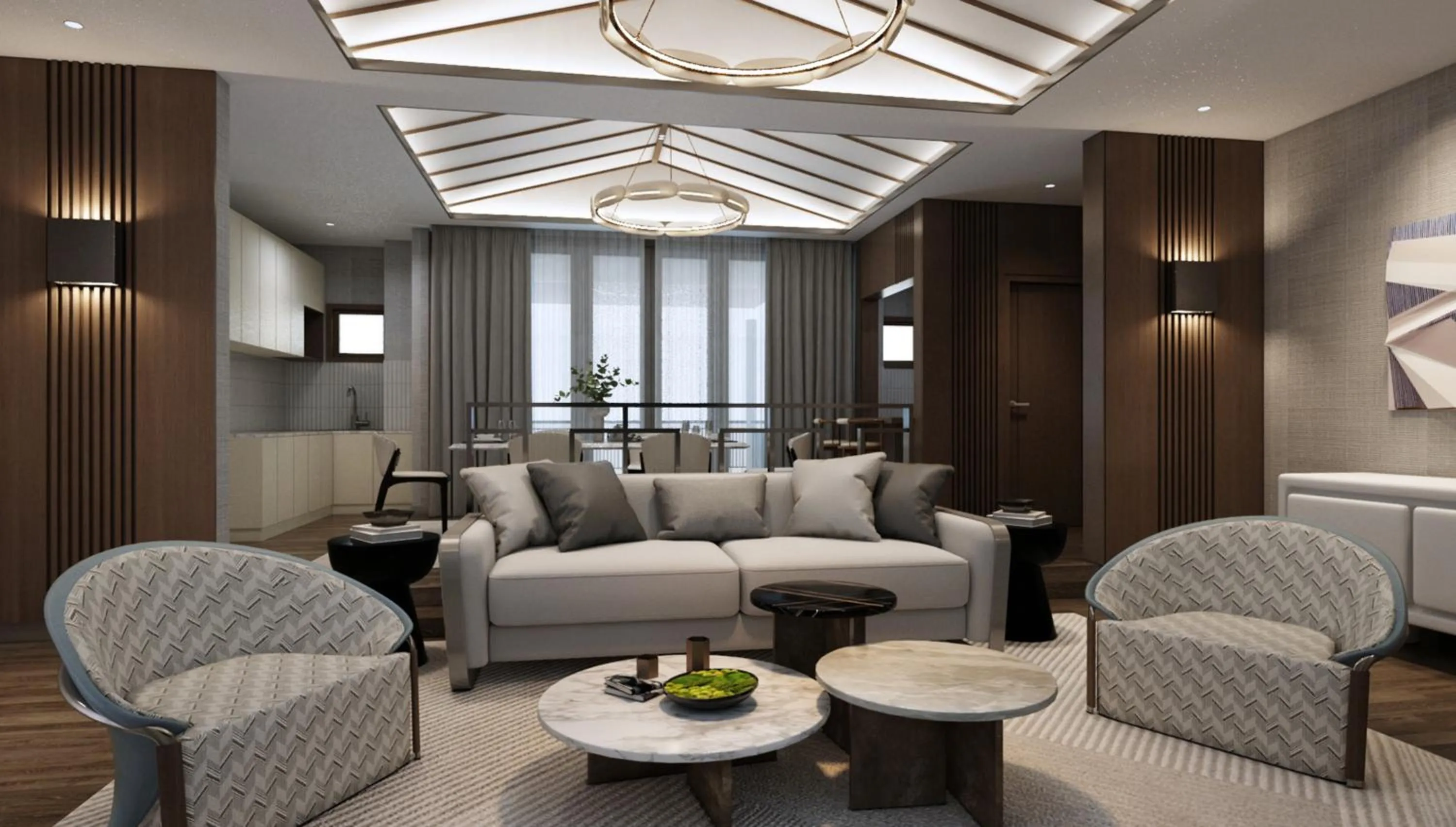 Living room in Putrajaya Marriott Hotel