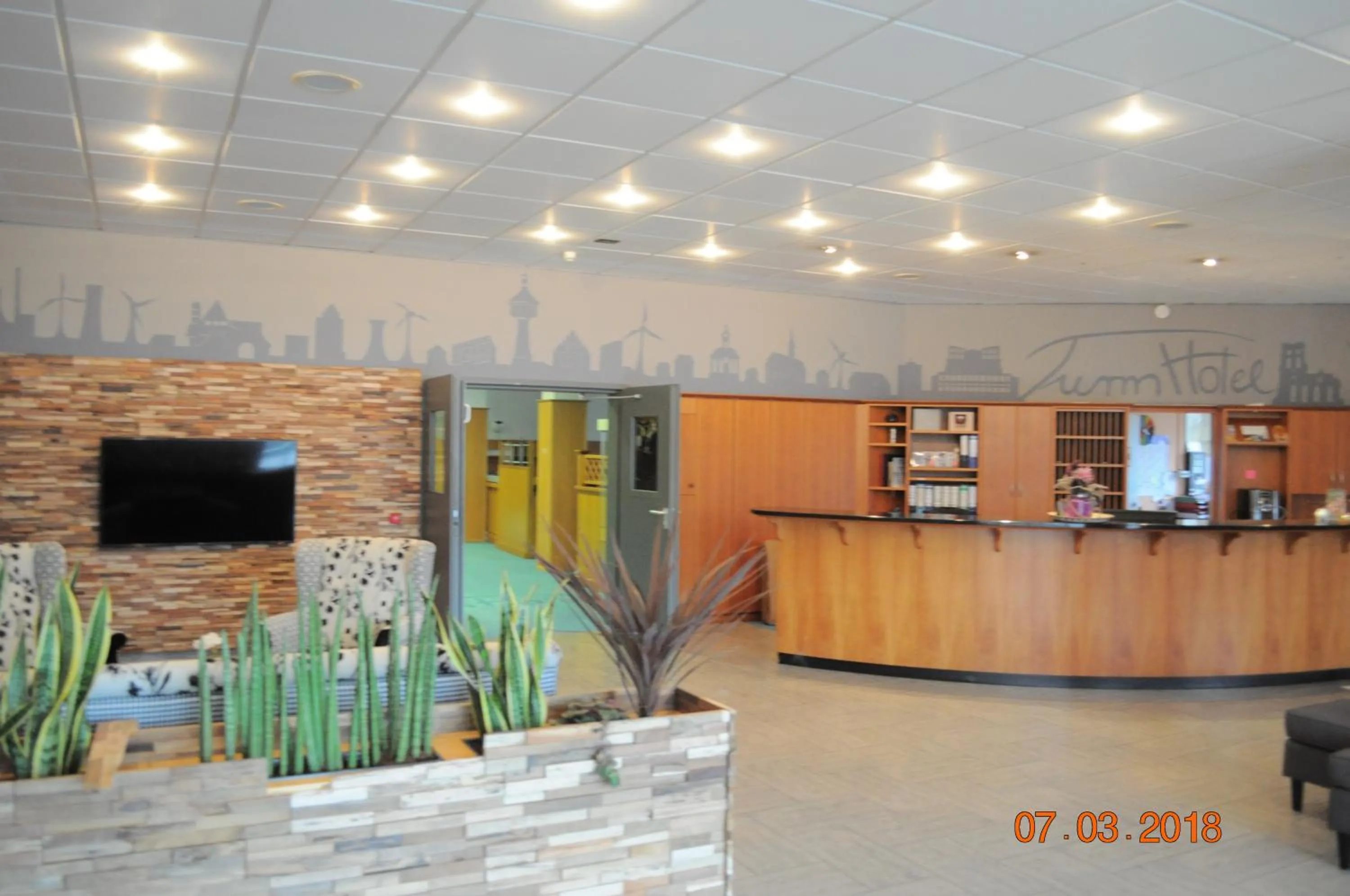 Lobby or reception in Turmhotel Schwedt