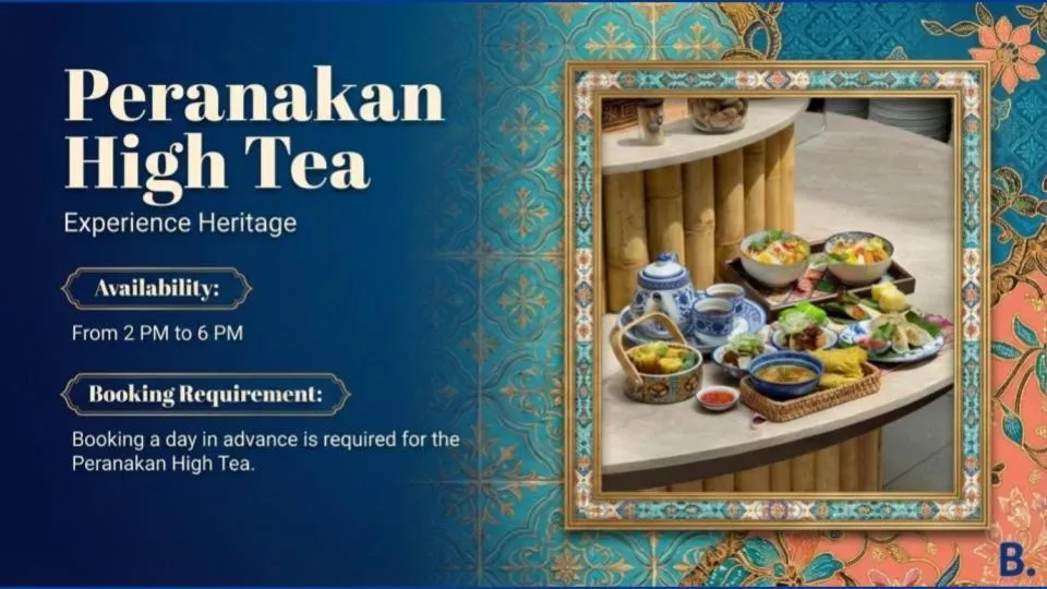 Food and drinks in Baba House Melaka