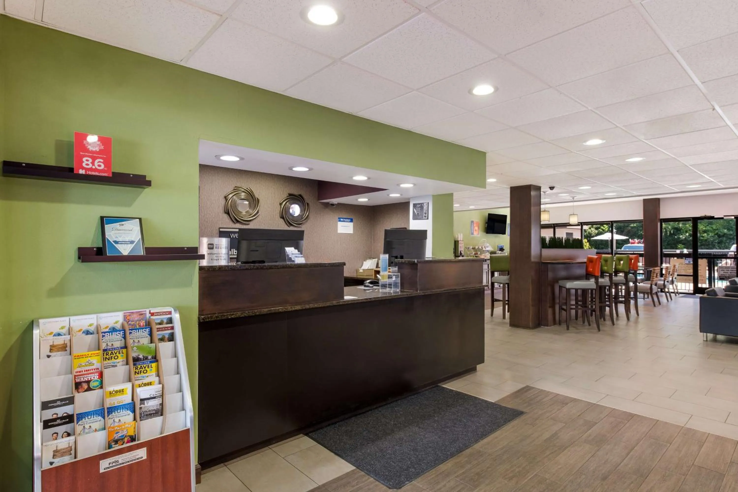 Lobby or reception in Best Western Albemarle Inn