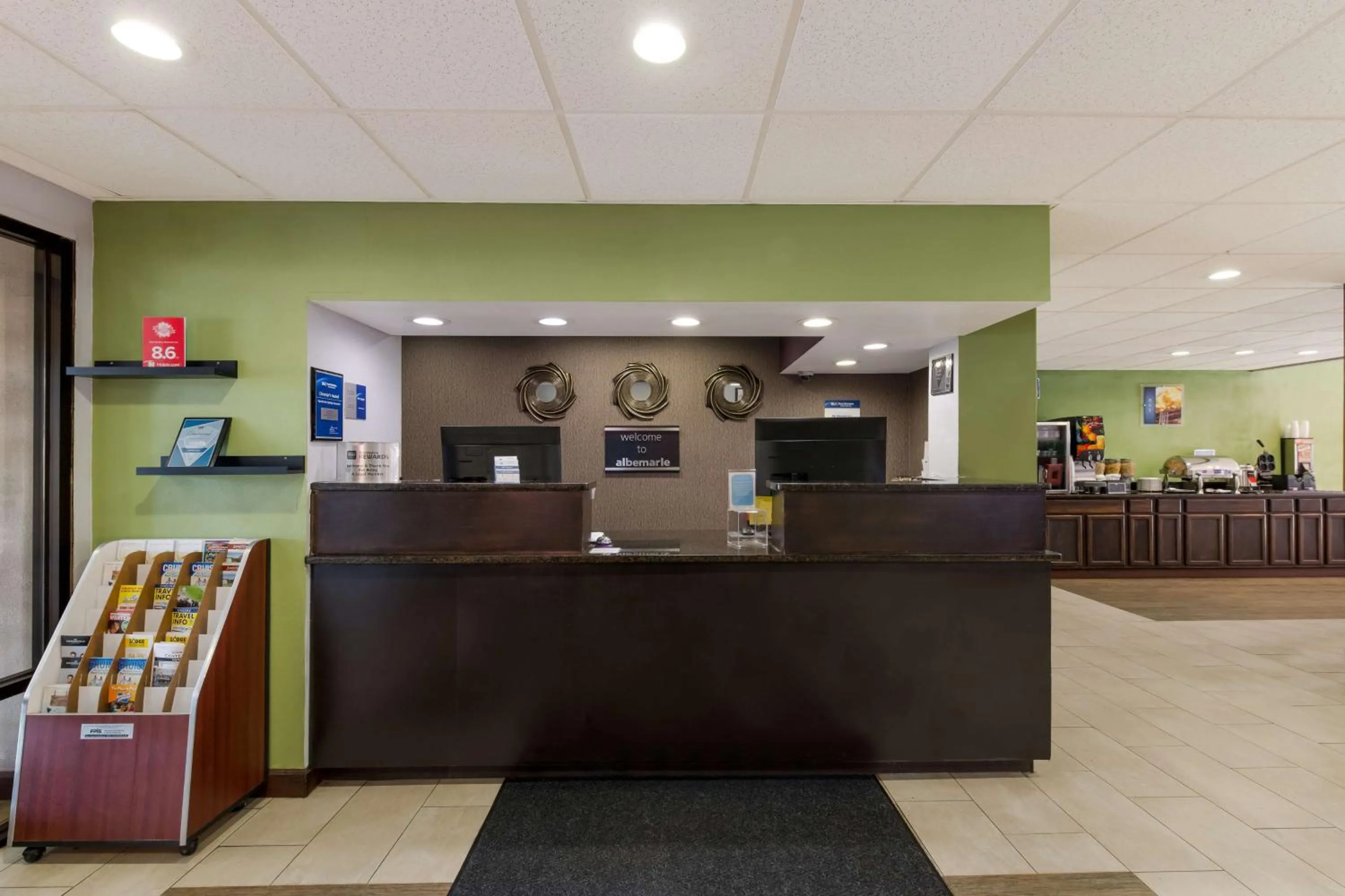 Lobby or reception in Best Western Albemarle Inn