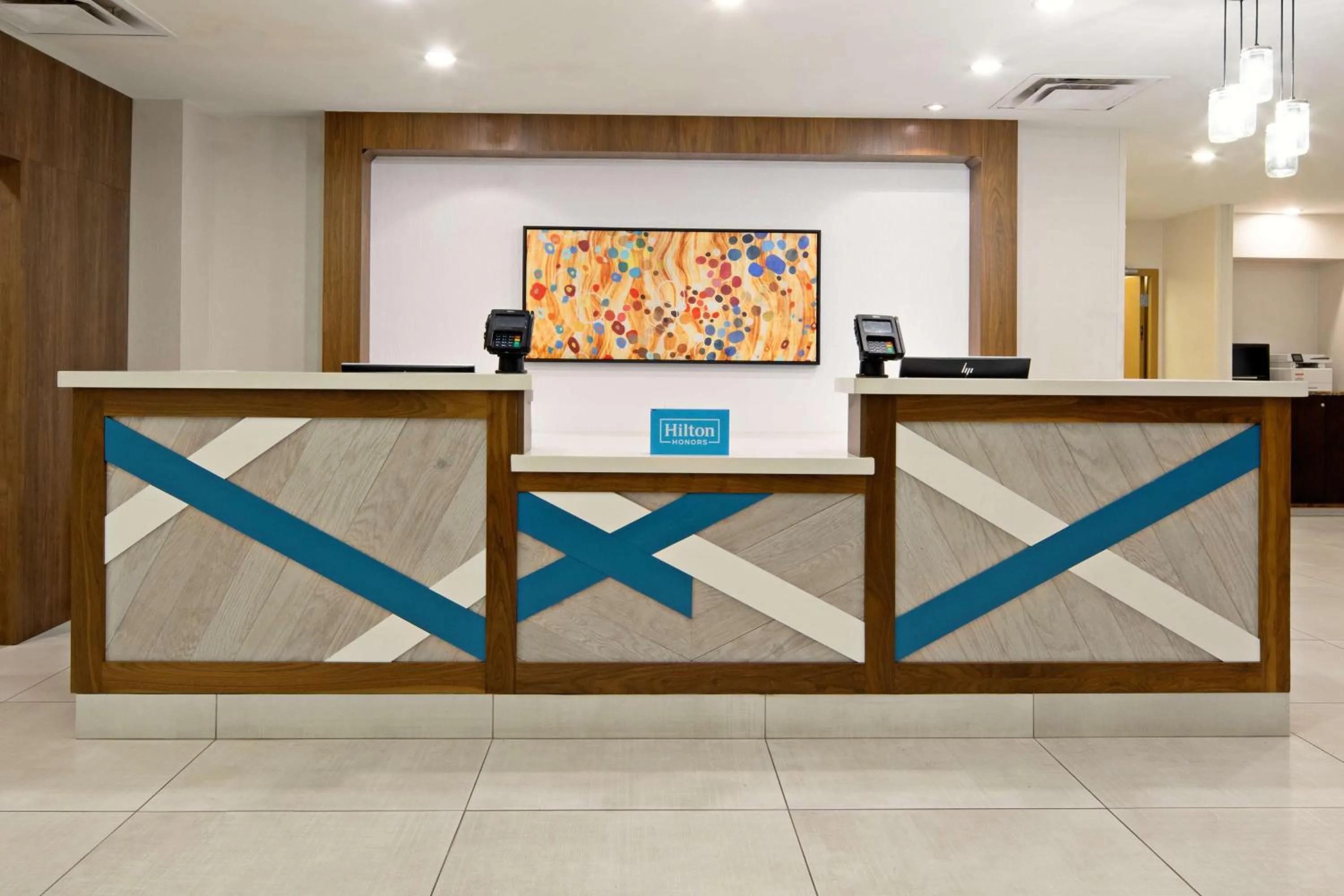 Lobby or reception in Hilton Garden Inn Albuquerque Airport