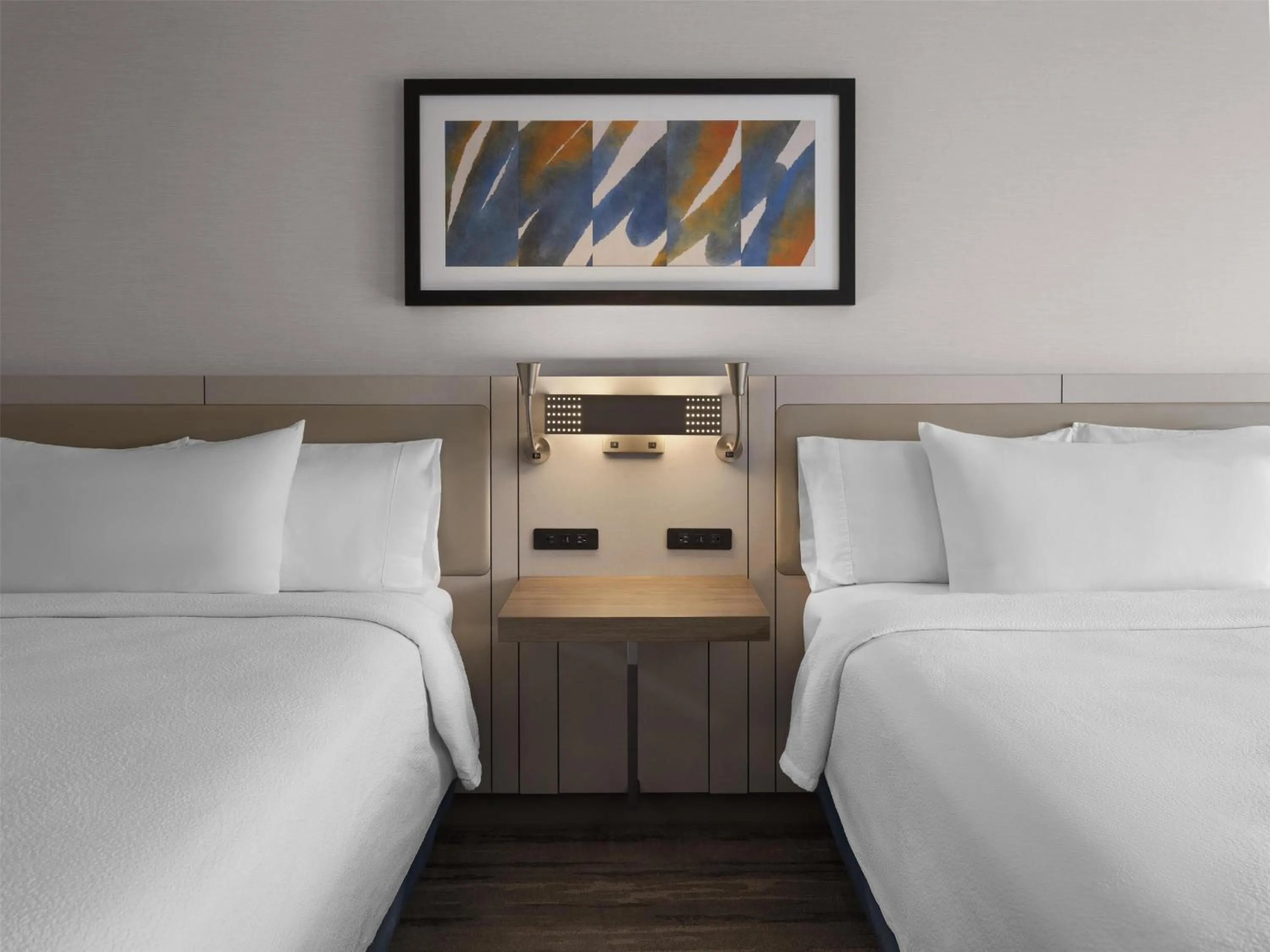 Bed in Hilton Garden Inn Albuquerque Airport