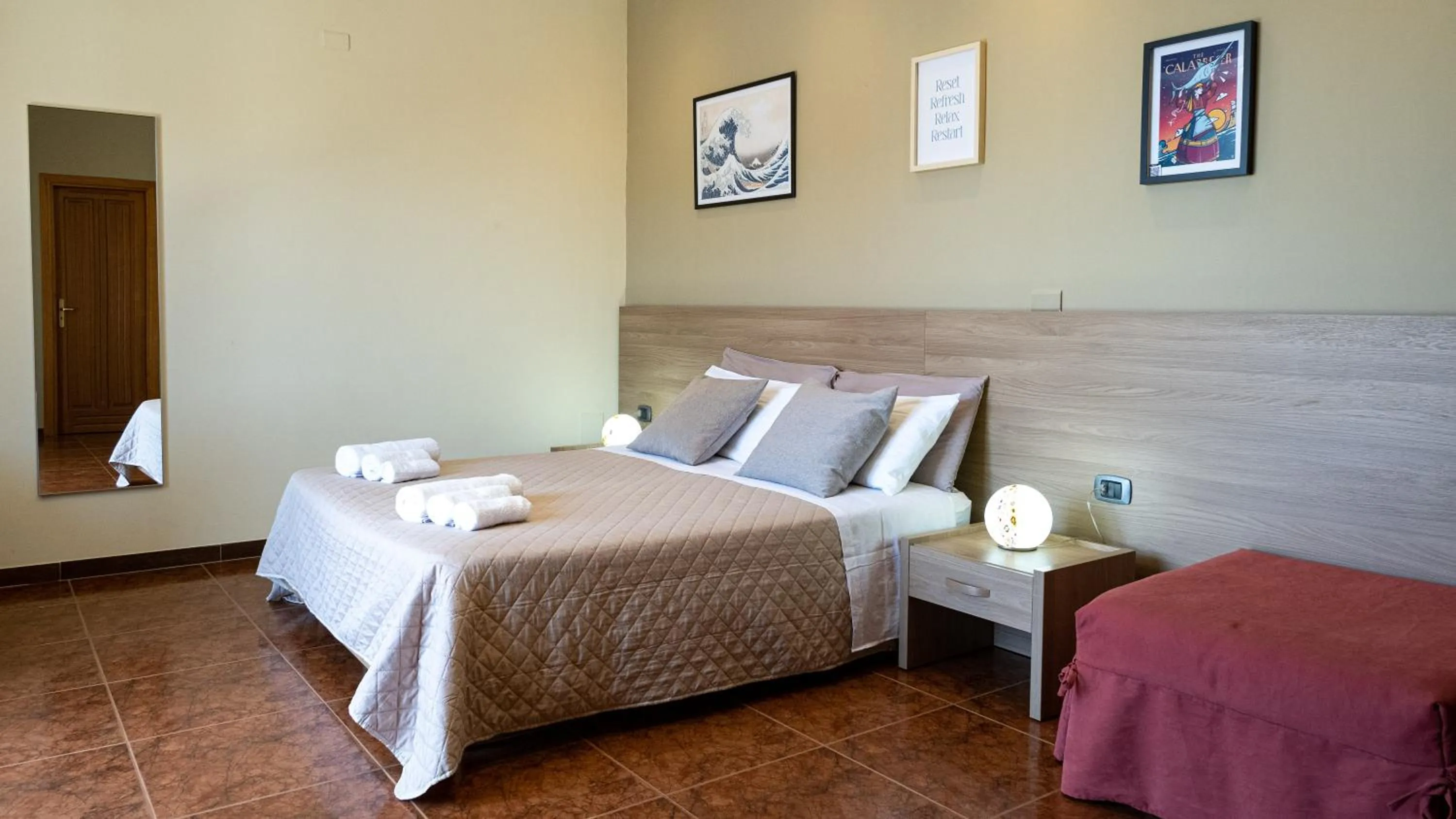 Bedroom, Bed in B&B a due passi dal mare