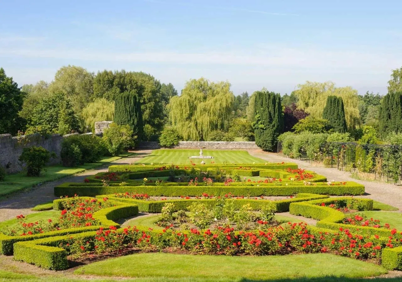 Garden in The Lodges at Kilkea Castle