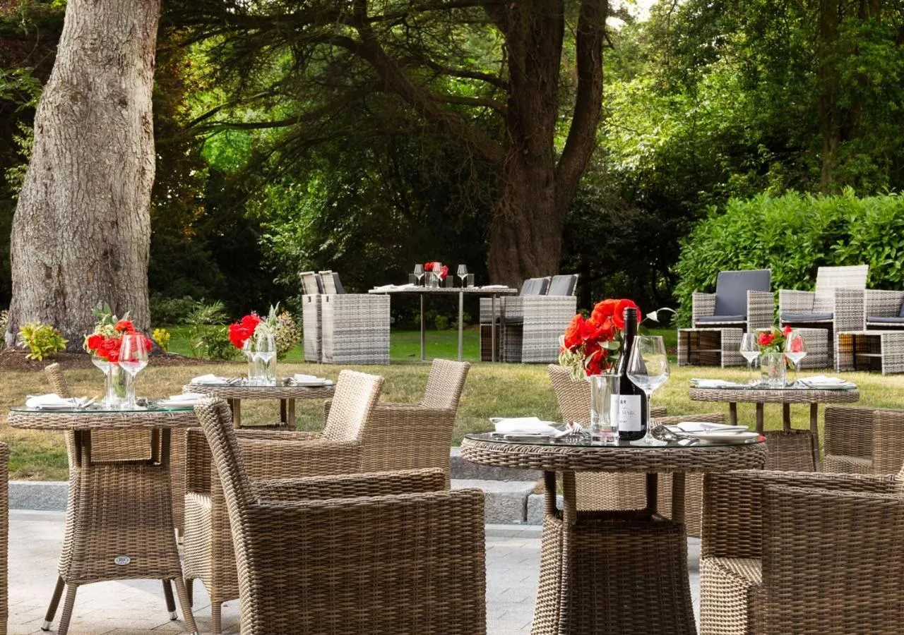 Patio in The Lodges at Kilkea Castle