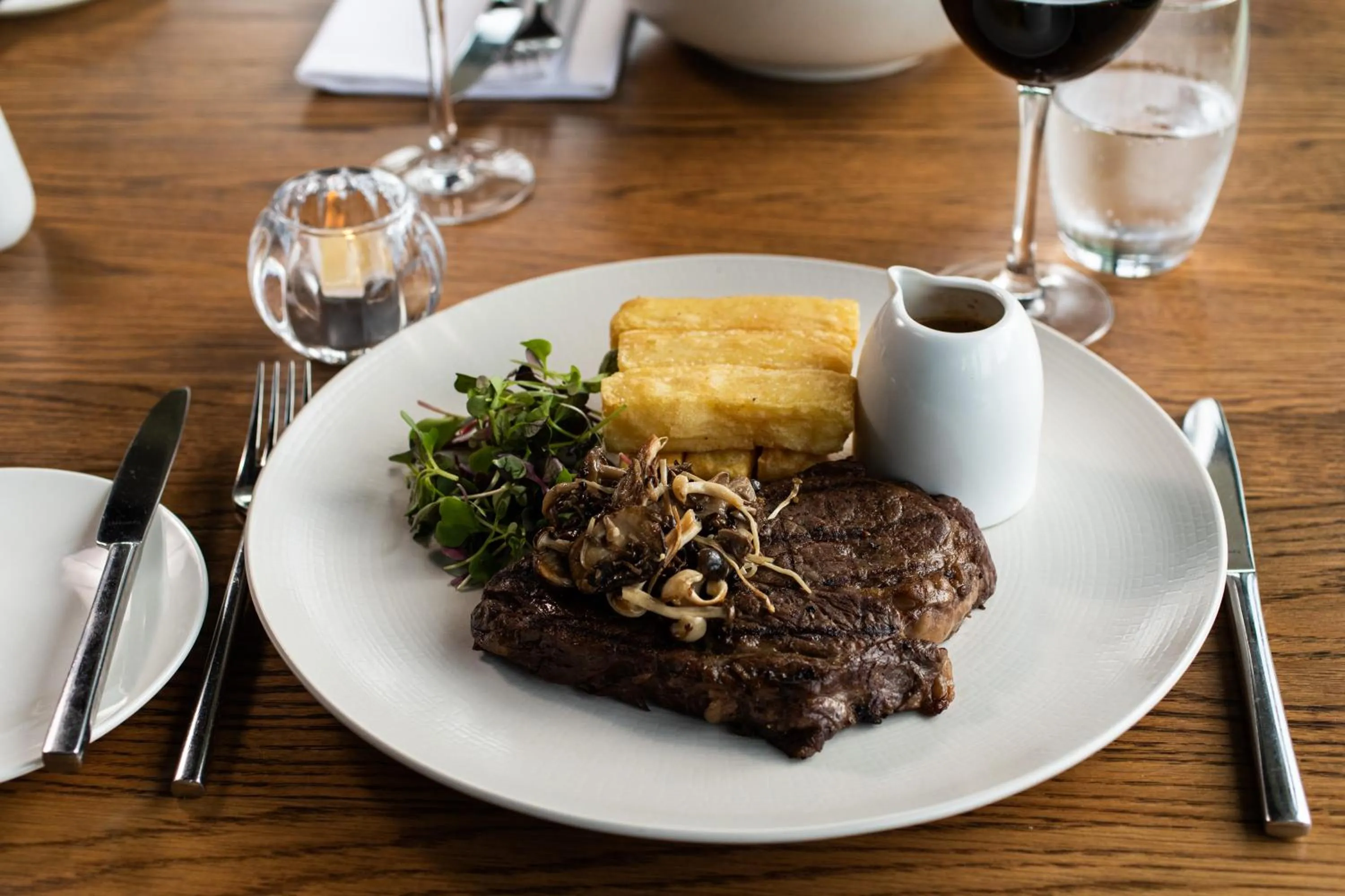 Food and drinks in The Lodges at Kilkea Castle