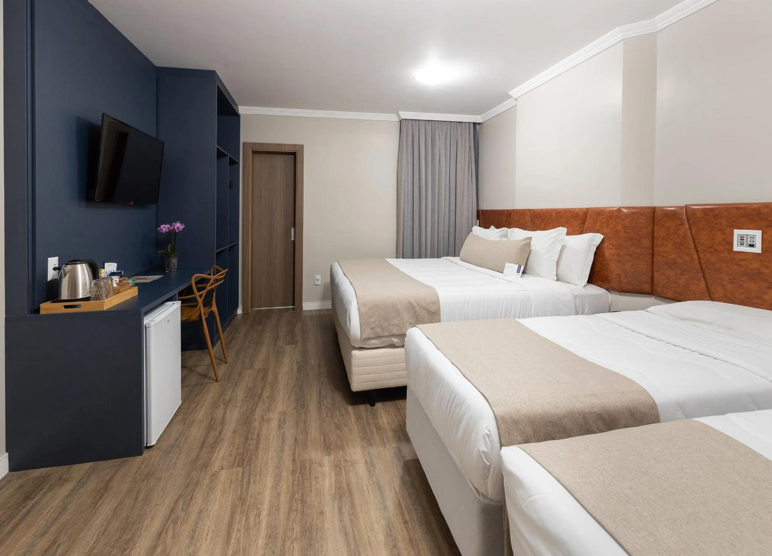 Family Room with Balcony in HM Hotel