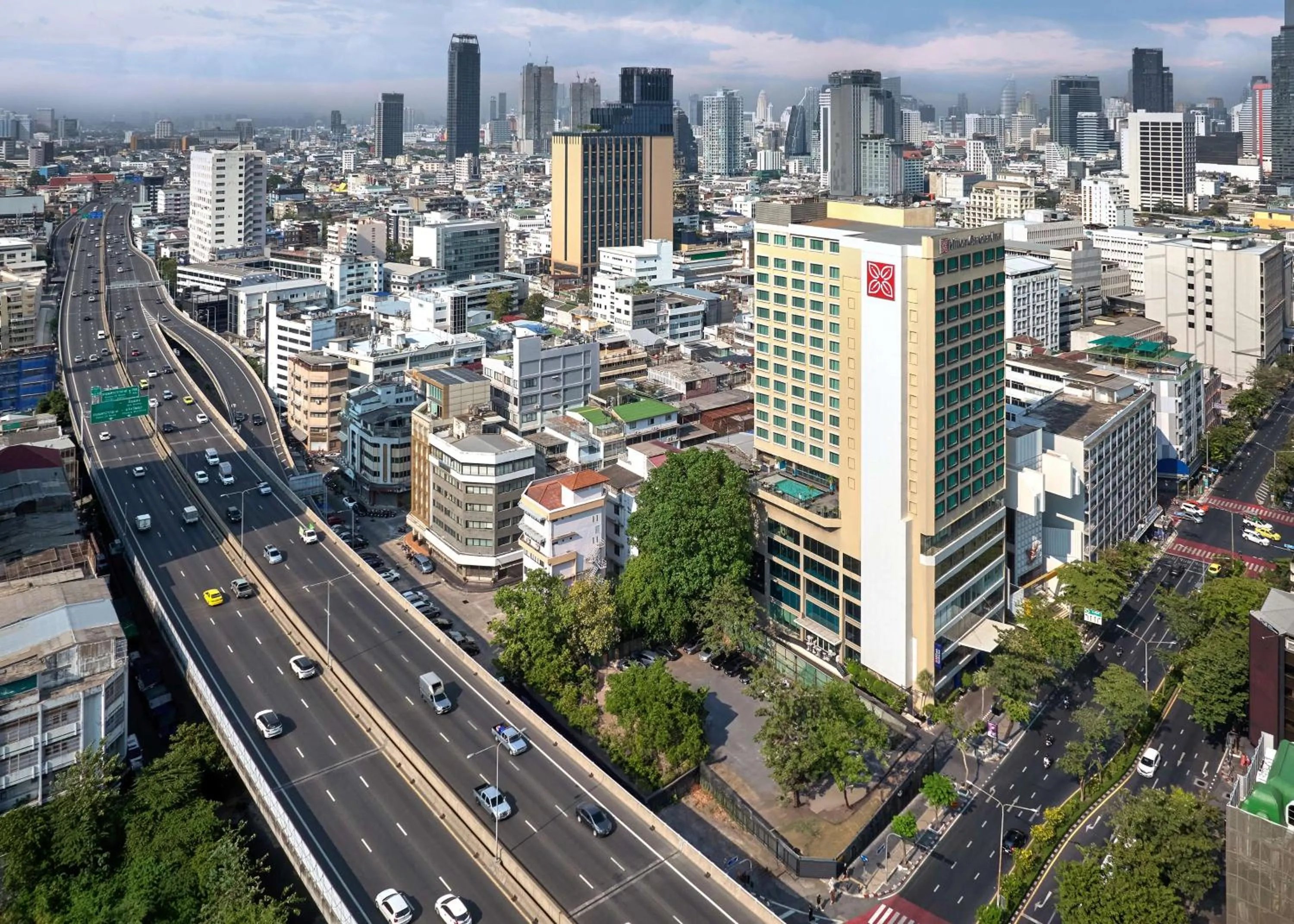 Property building in Hilton Garden Inn Bangkok Silom
