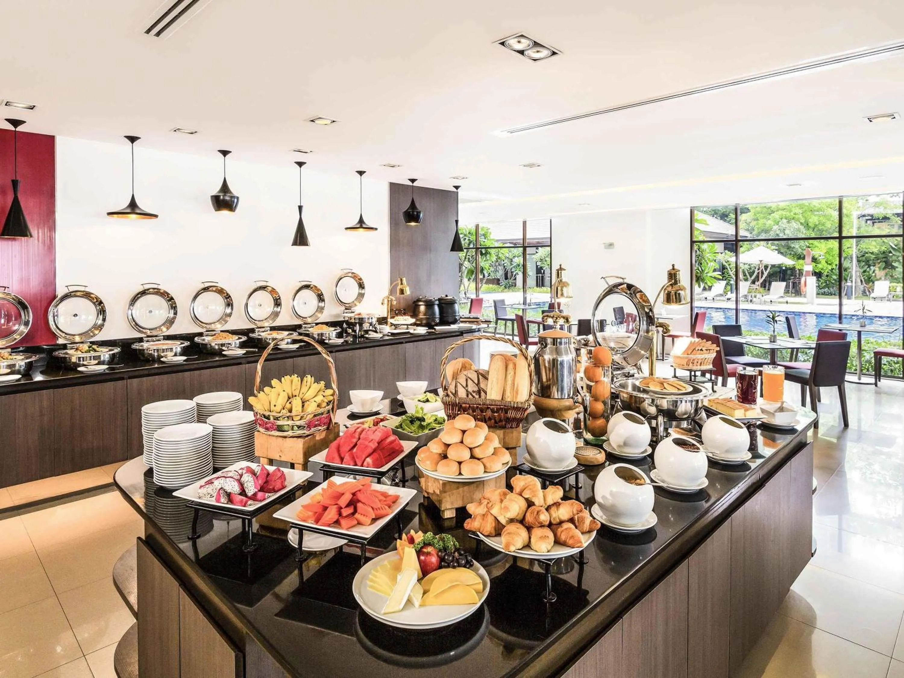 Breakfast in Ibis Bangkok Riverside