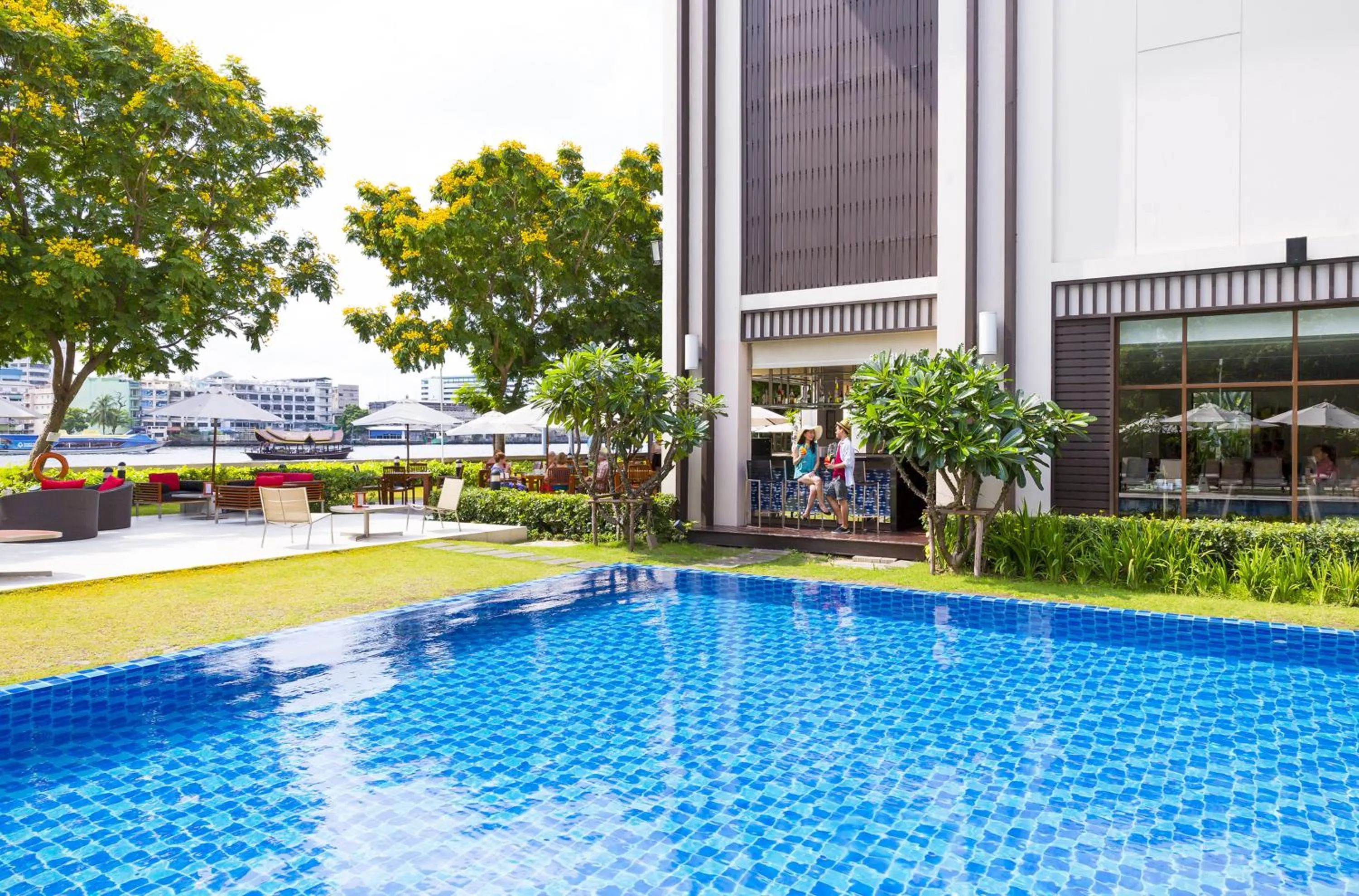 Swimming pool in Ibis Bangkok Riverside