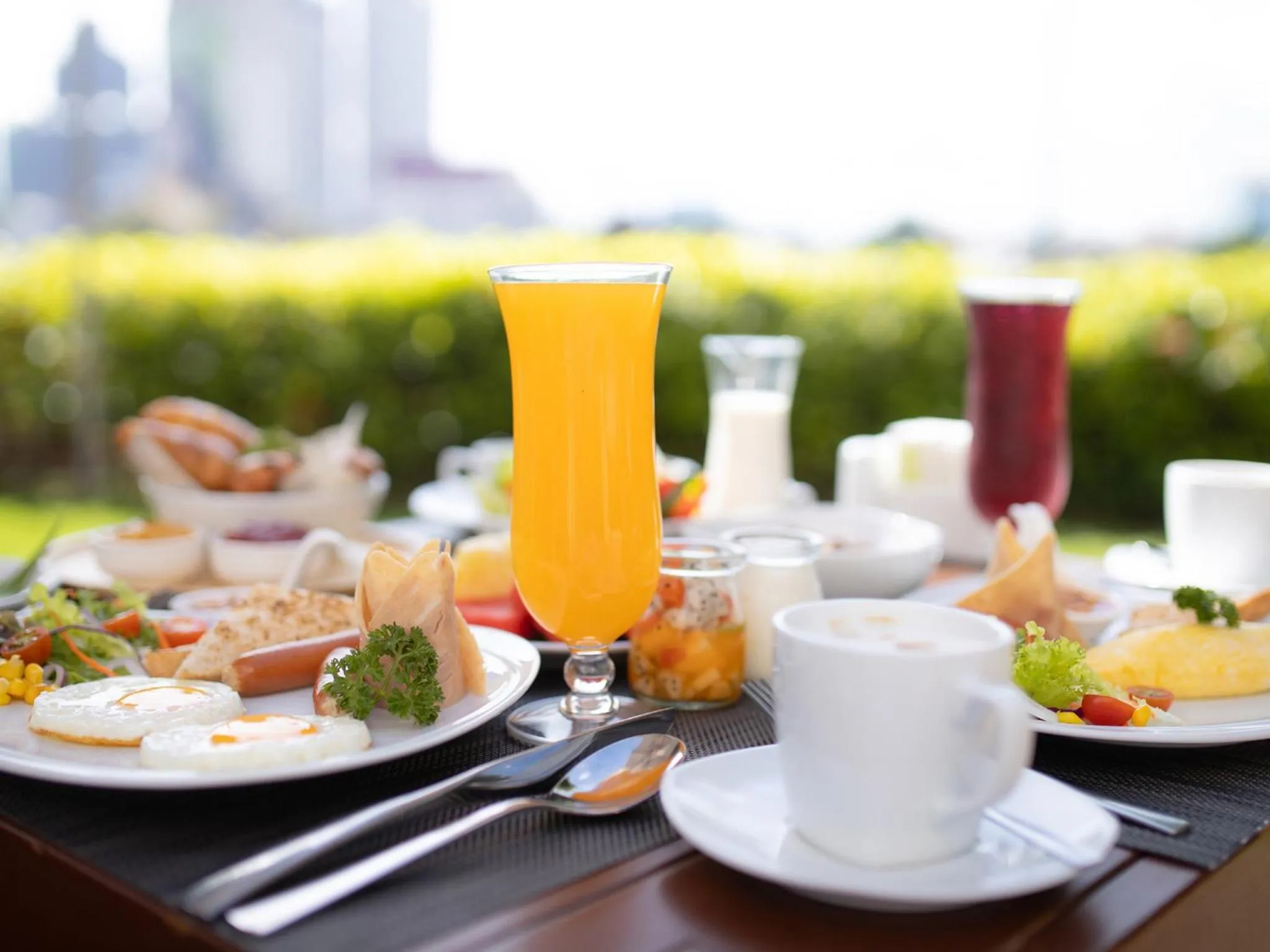 Breakfast in Ibis Bangkok Riverside