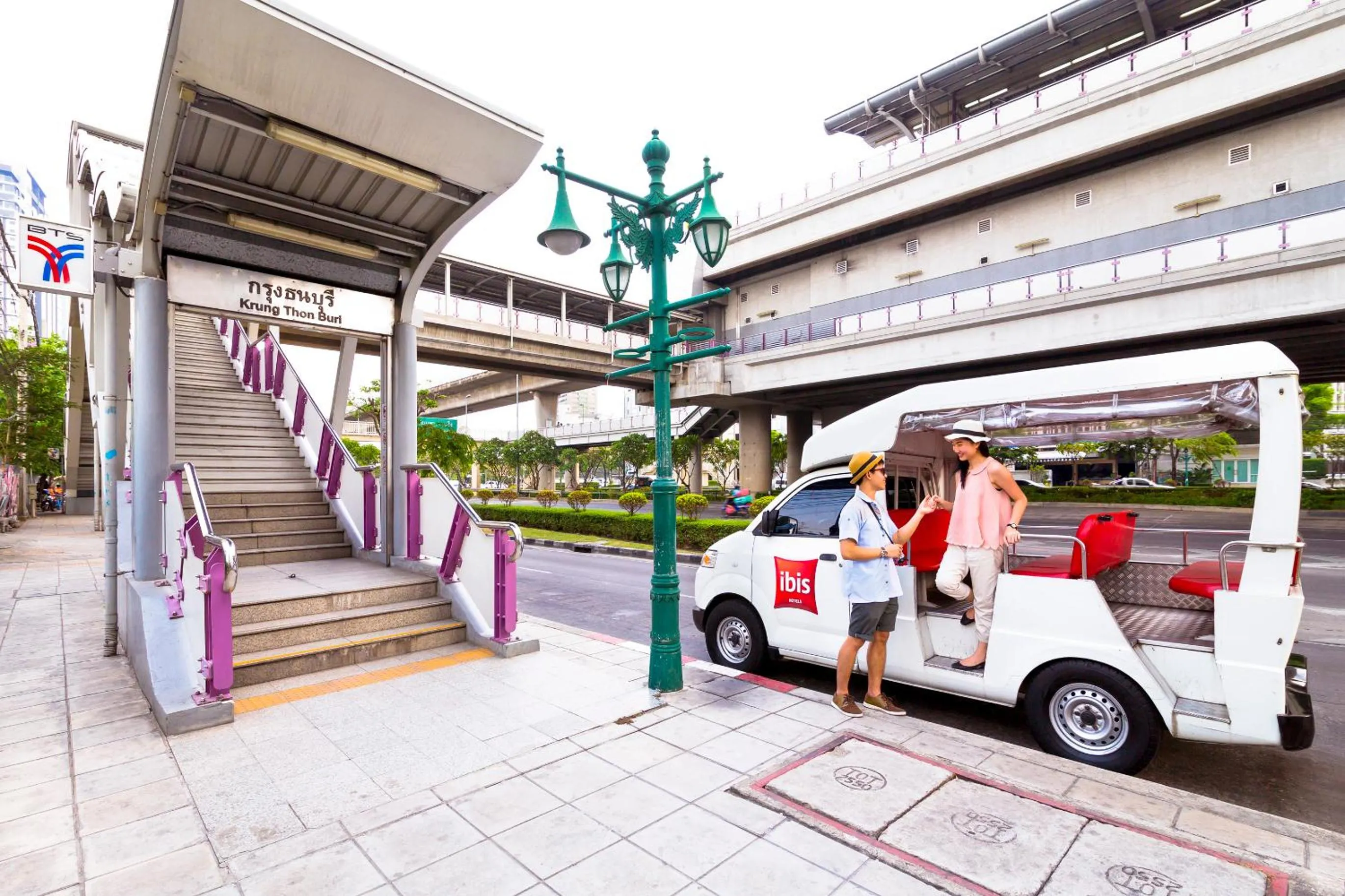 Street view in Ibis Bangkok Riverside