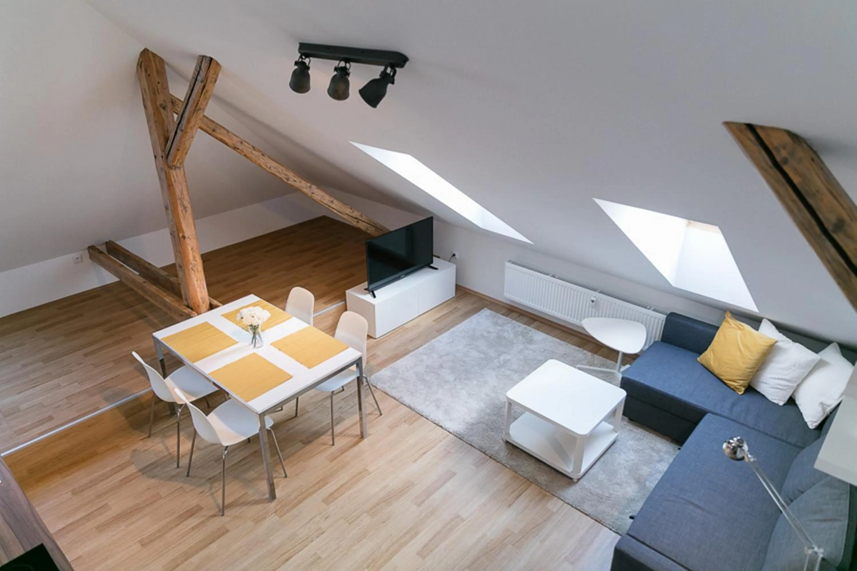 Living room in Pytloun Apartments Liberec