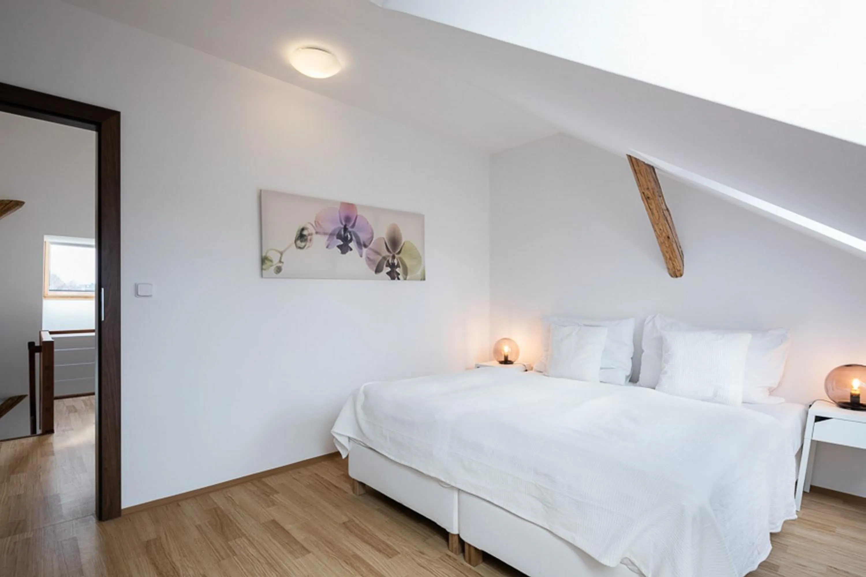 Bed in Pytloun Apartments Liberec