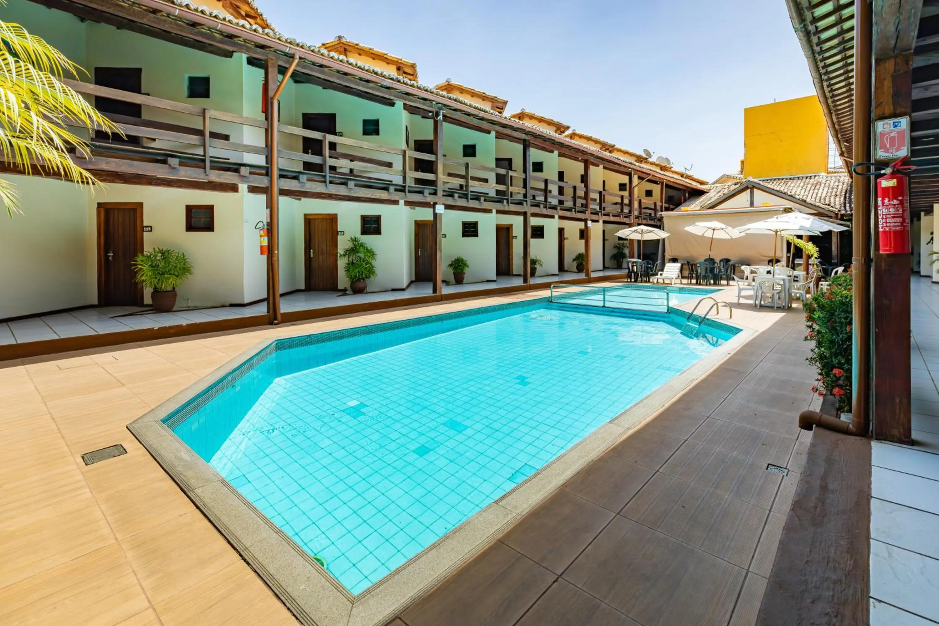 Pool view in Hotel Adriattico