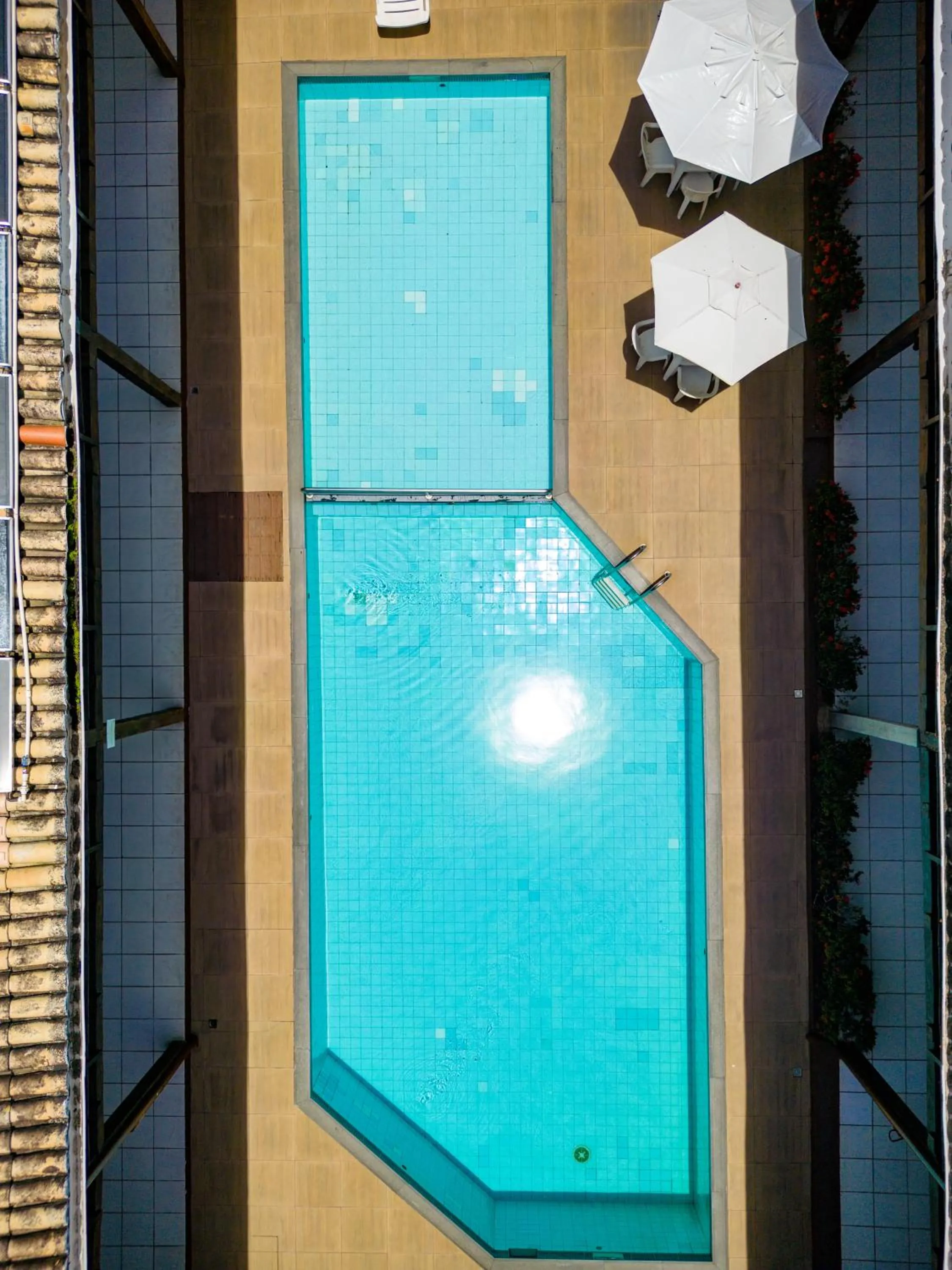 Pool view in Hotel Adriattico