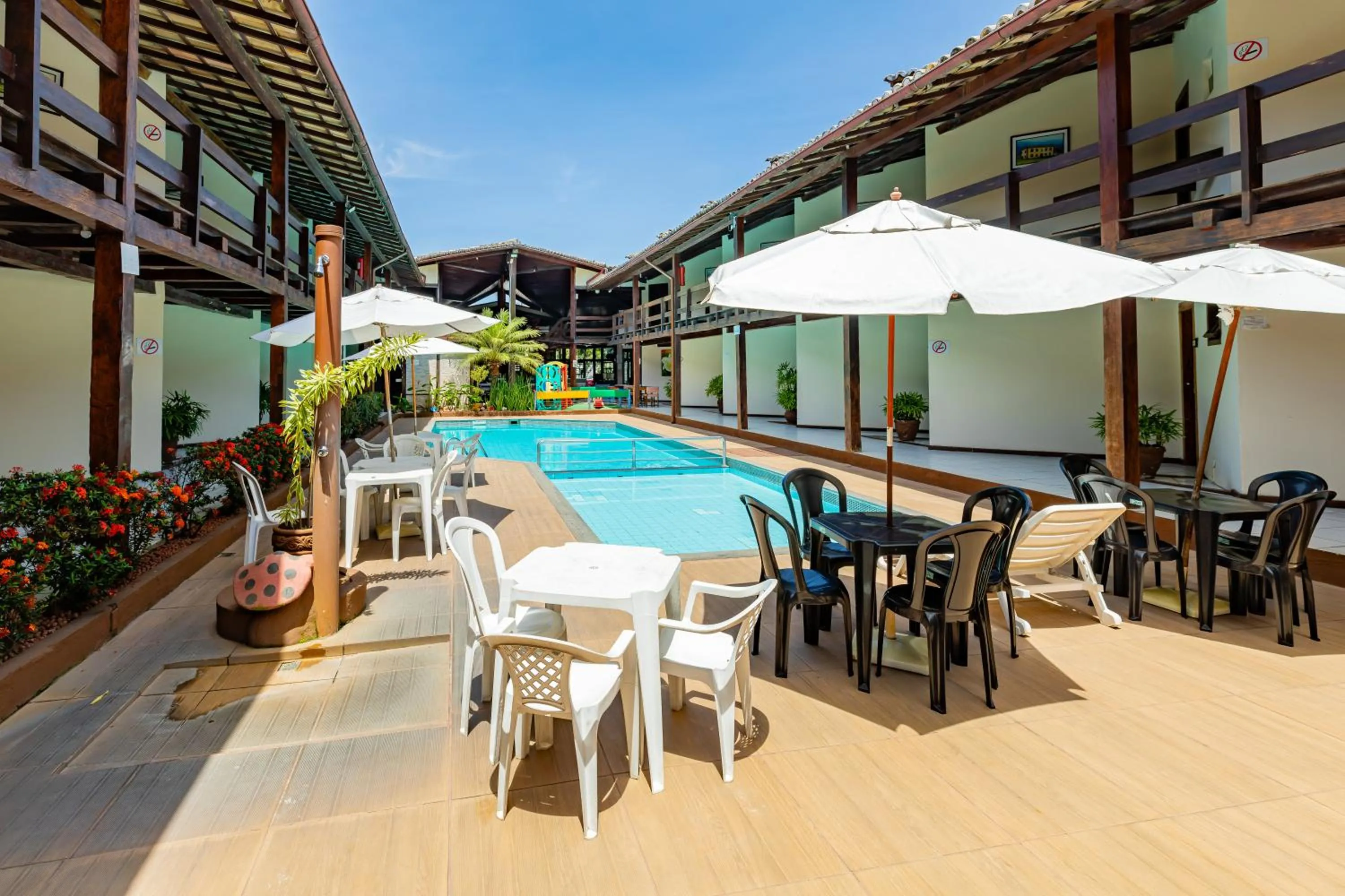 Pool view in Hotel Adriattico