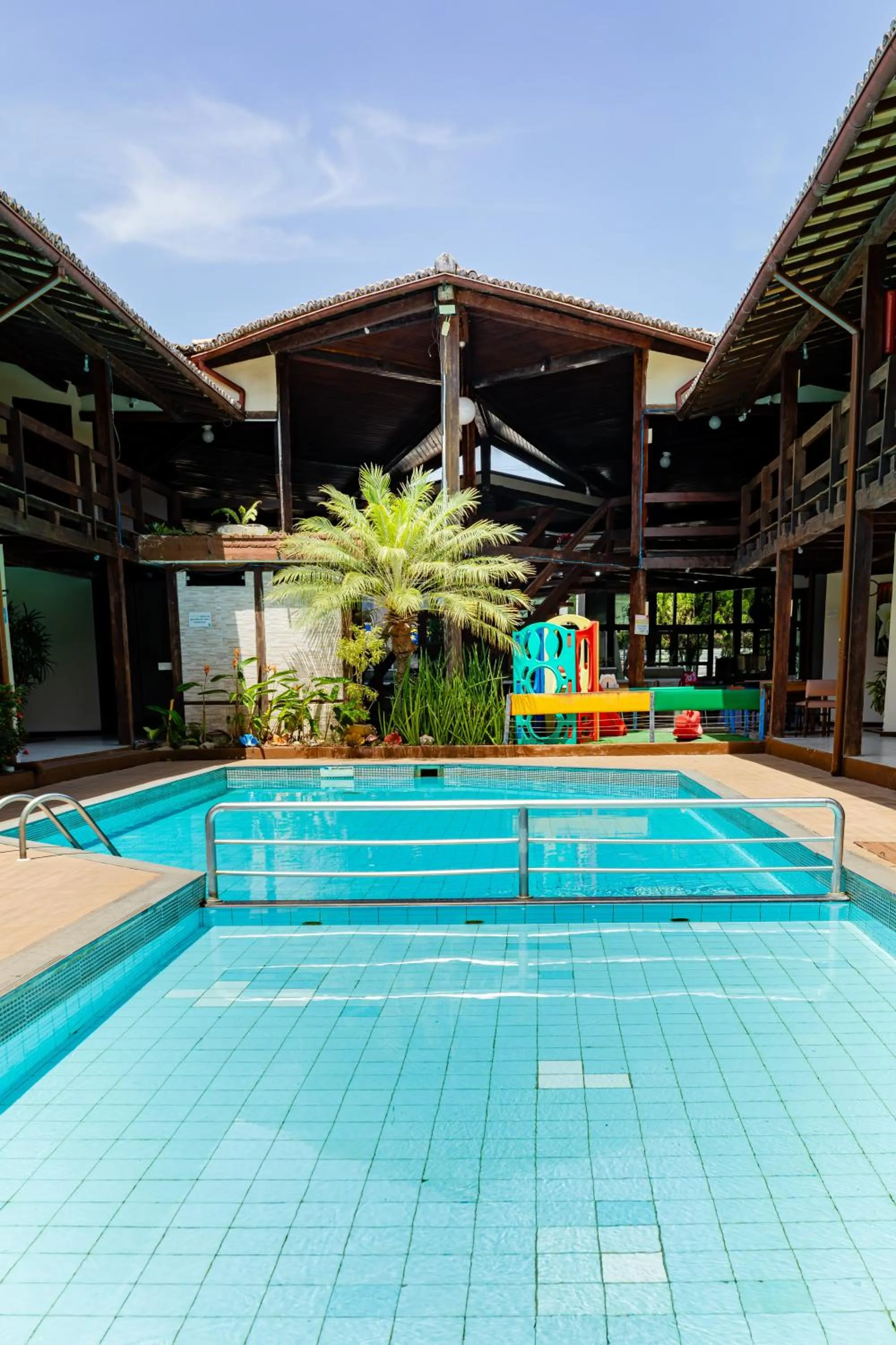 Pool view in Hotel Adriattico