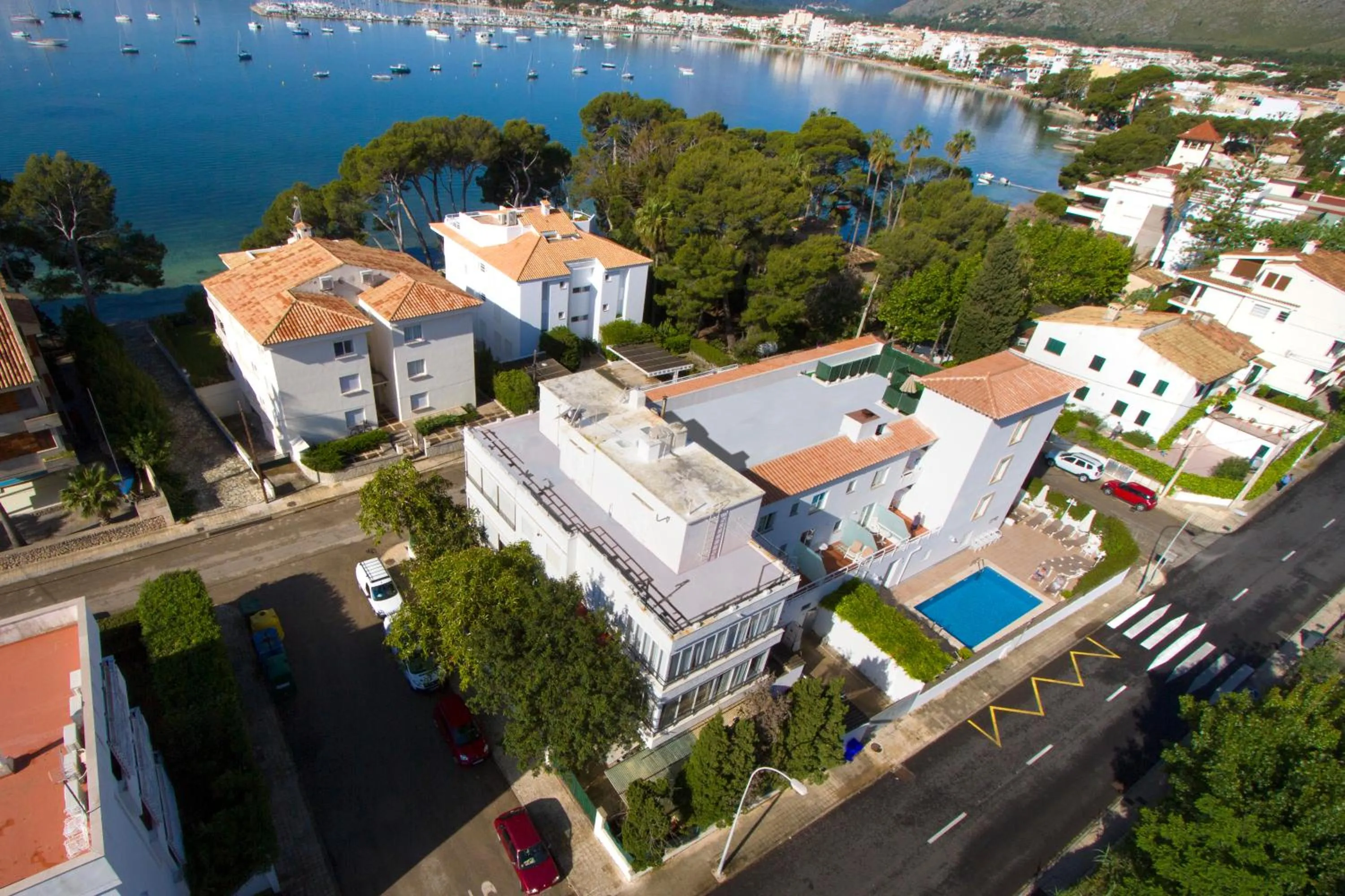 Bird's eye view in Hotel Villa Singala