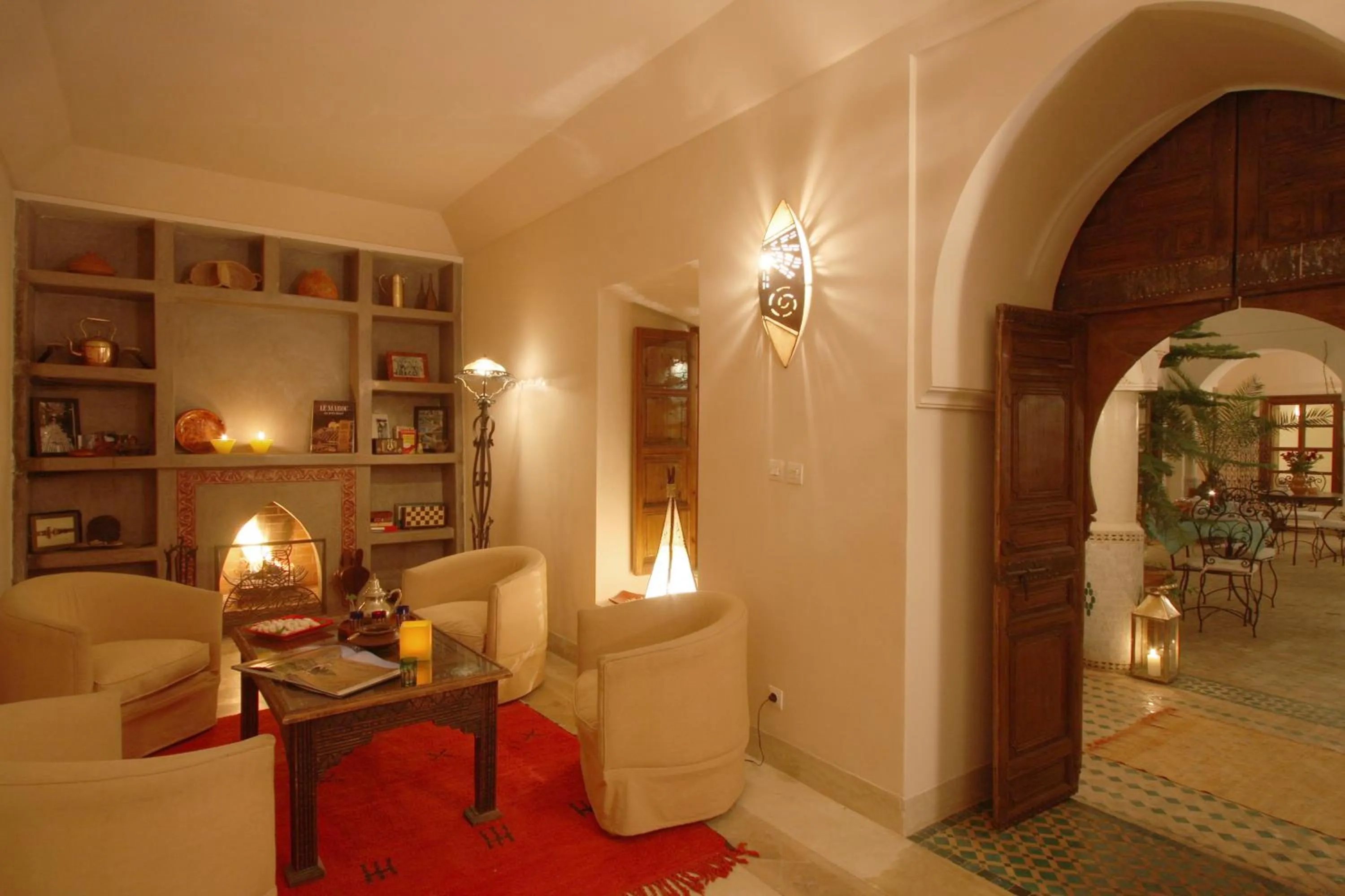 Living room in Riad Cannelle