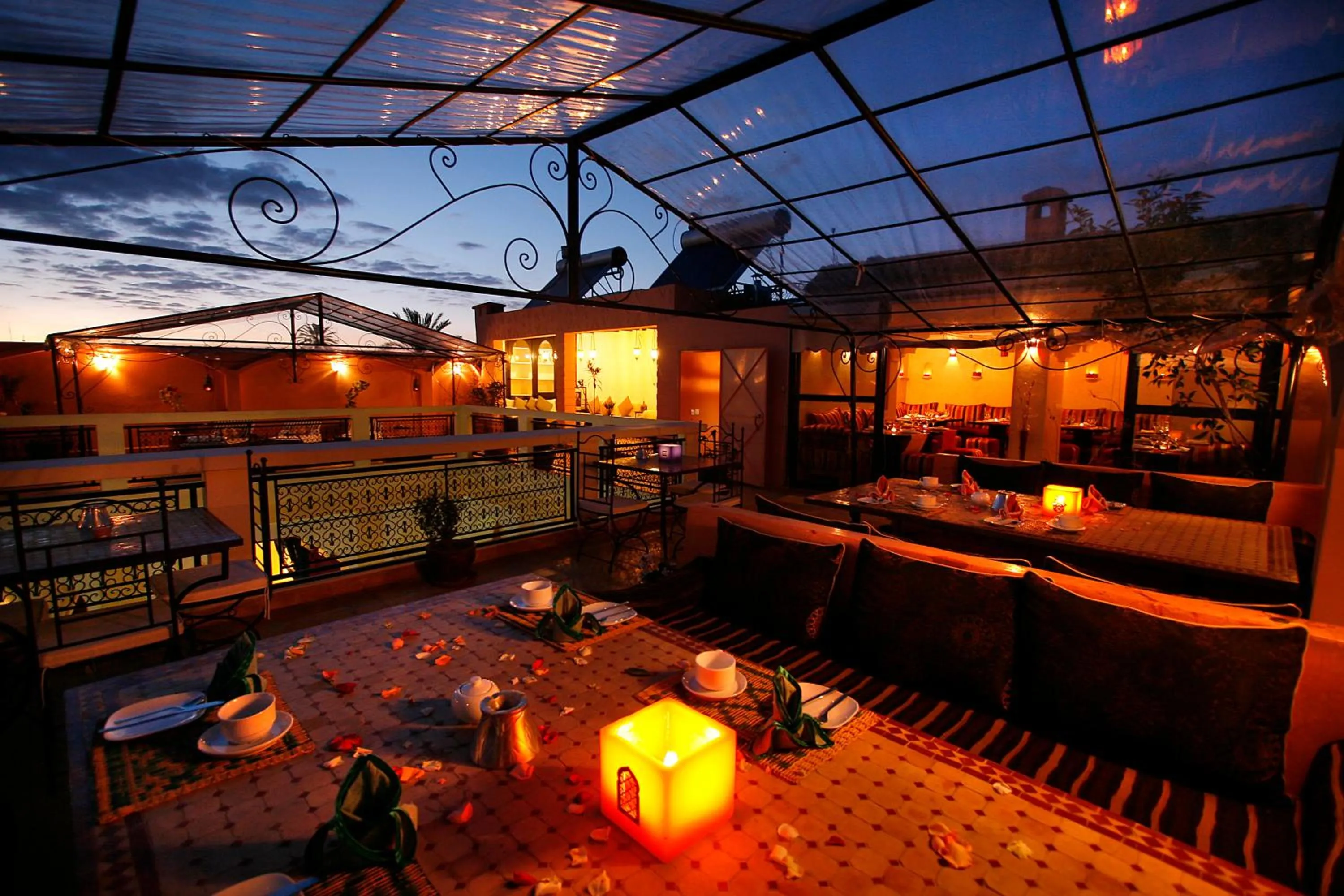 Restaurant/places to eat in Riad Léna & Spa