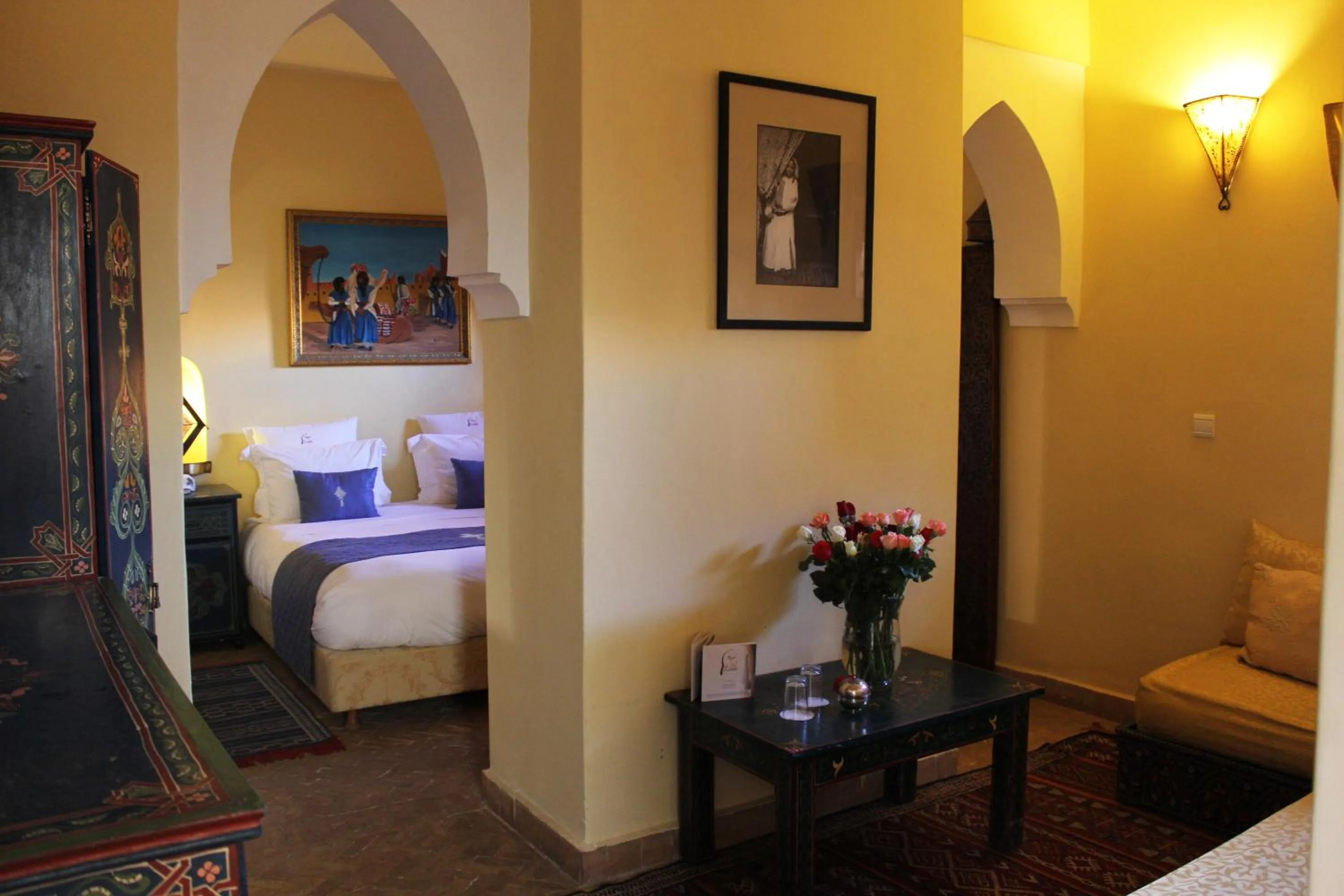 Photo of the whole room, Bed in Riad Léna & Spa