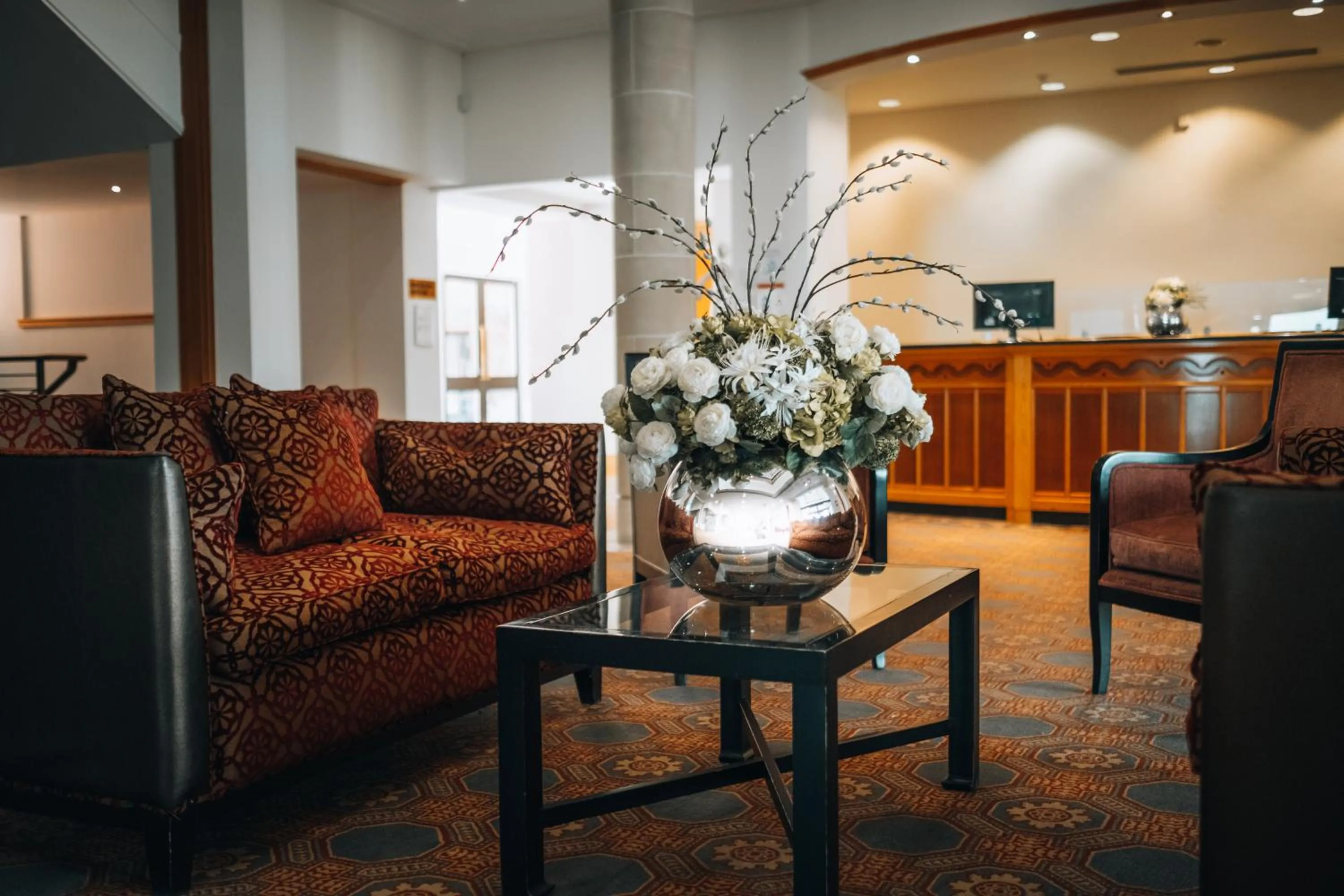 Lobby or reception in The Oxfordshire Golf & Spa Hotel