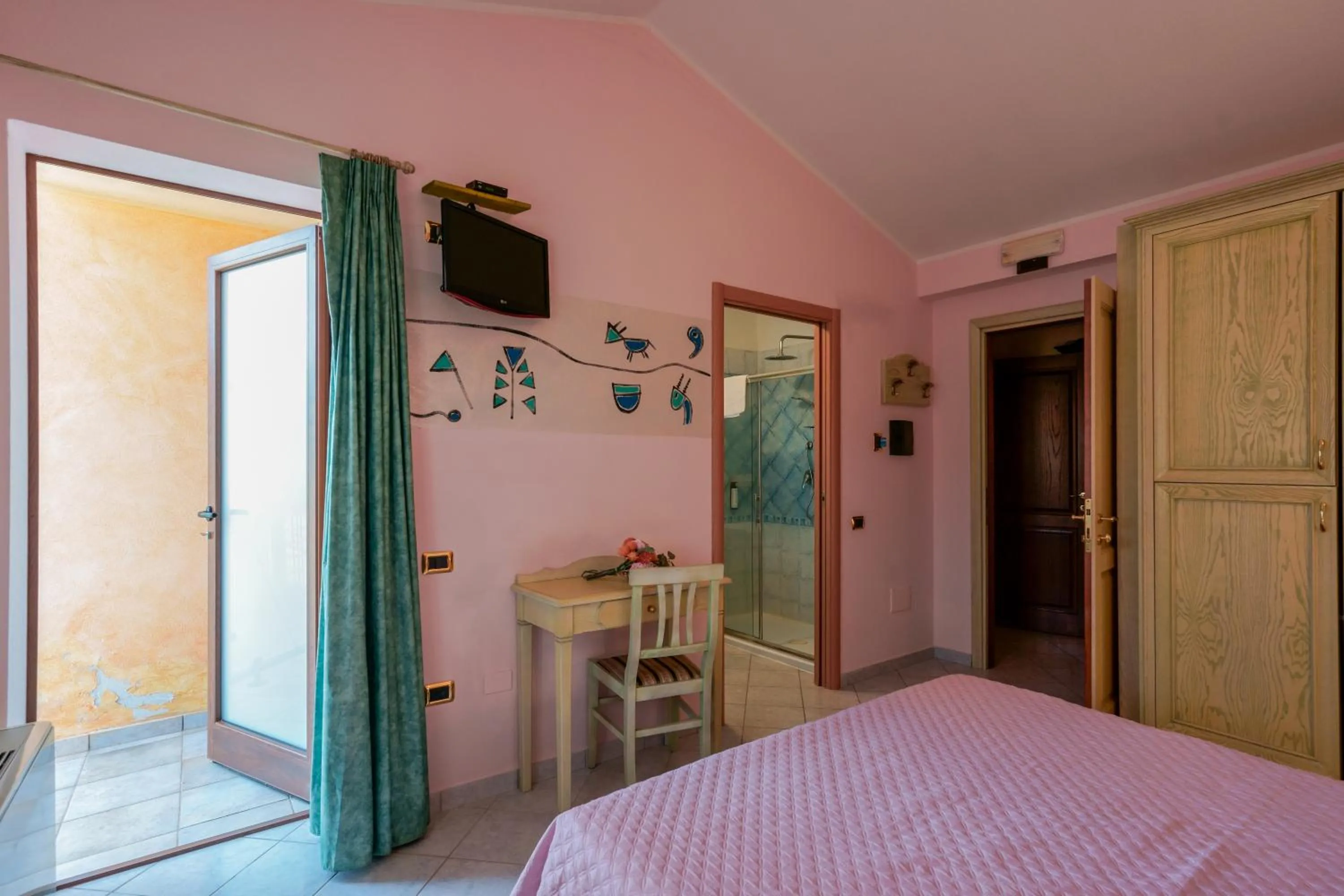 Bed in Hotel Solanas