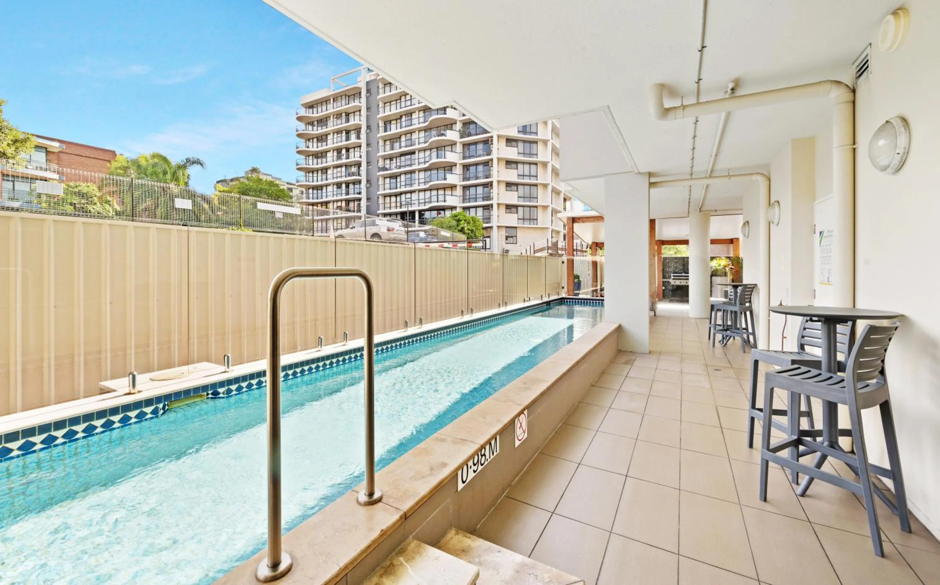 Swimming pool in Quest South Brisbane