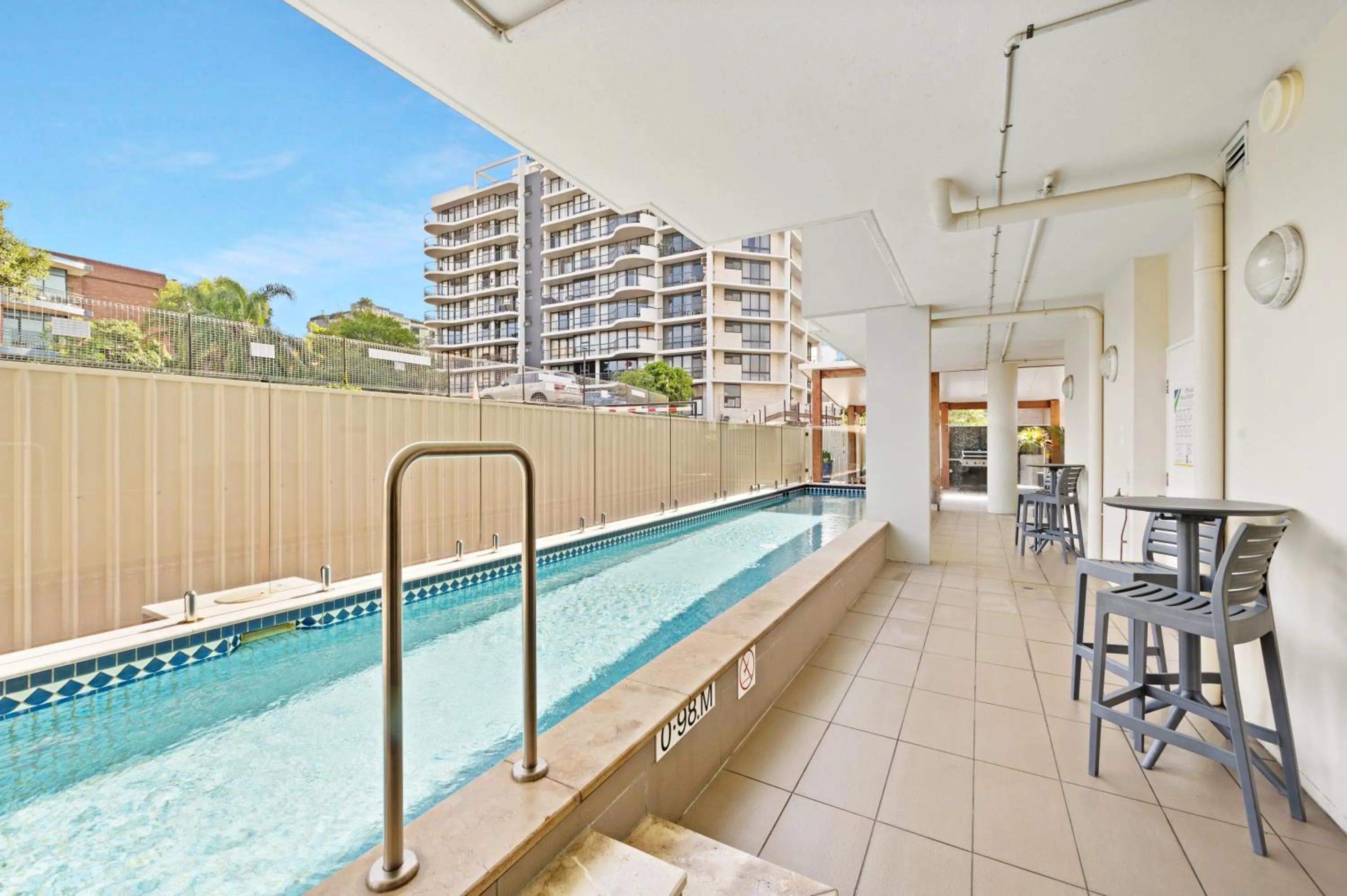 Swimming pool in Quest South Brisbane