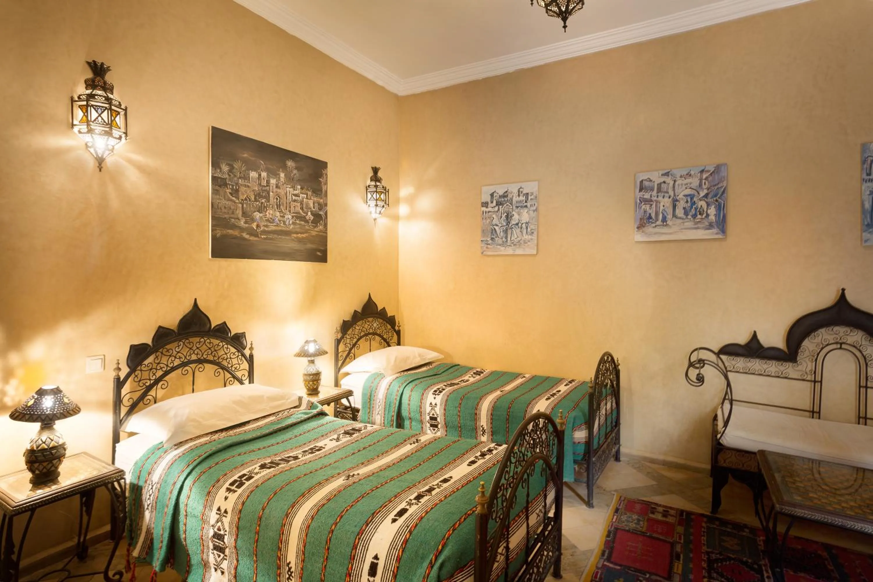 Bedroom, Bed in Riad Sofia