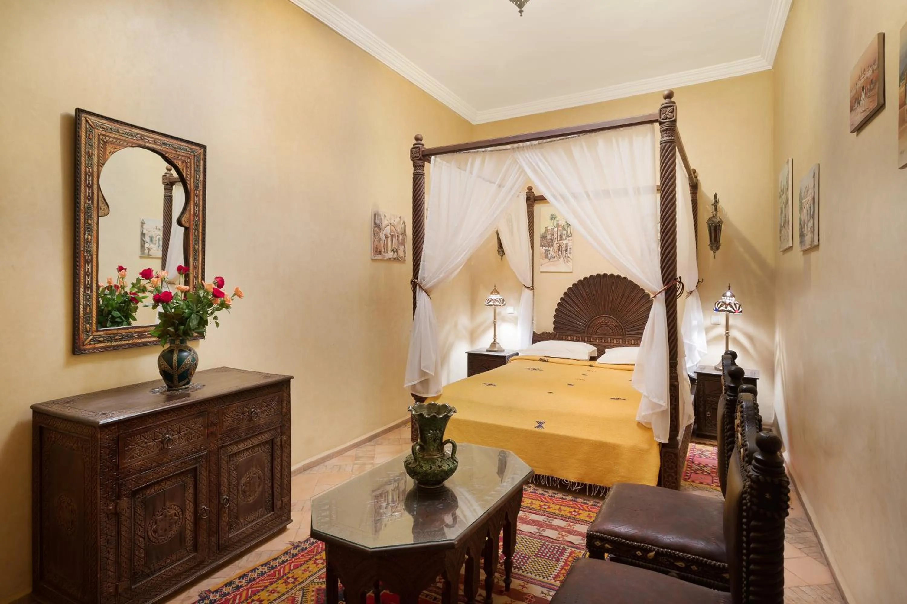 Bedroom, Bed in Riad Sofia