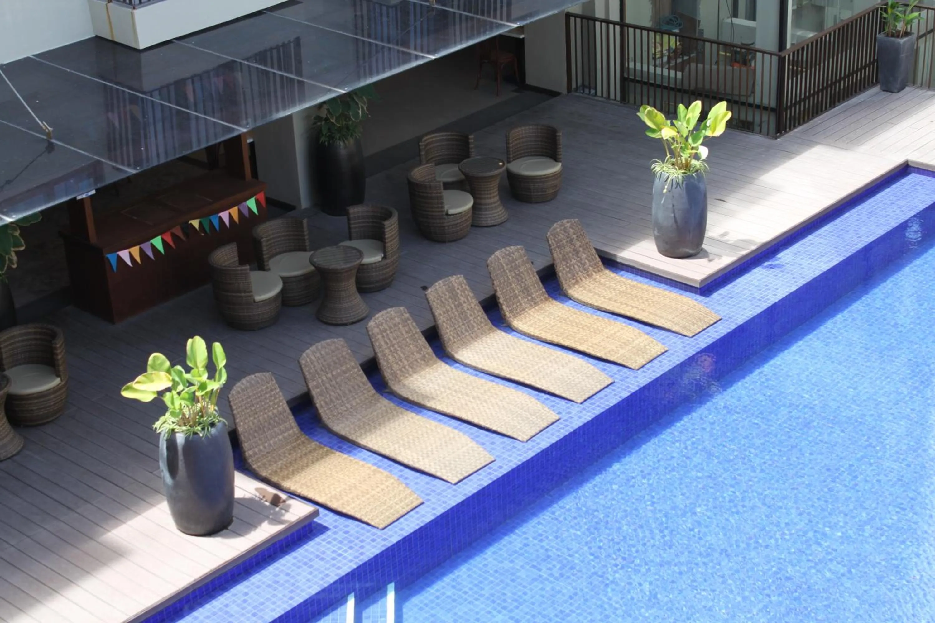 Swimming pool in Altabriza Resort Boracay