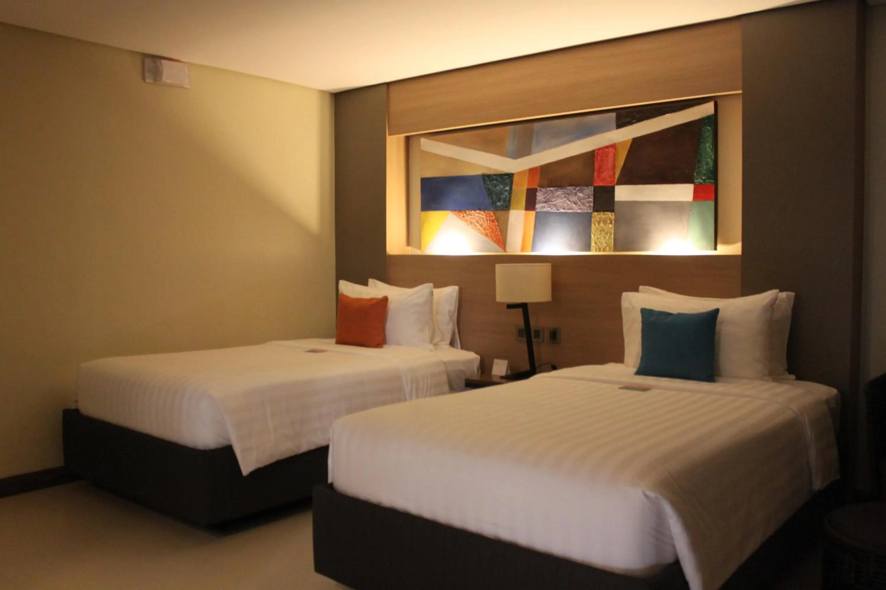 Bed in Altabriza Resort Boracay