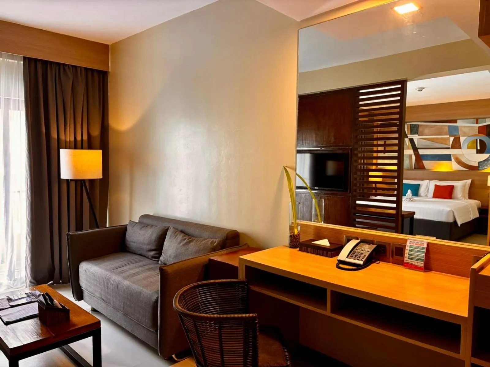 Living room in Altabriza Resort Boracay