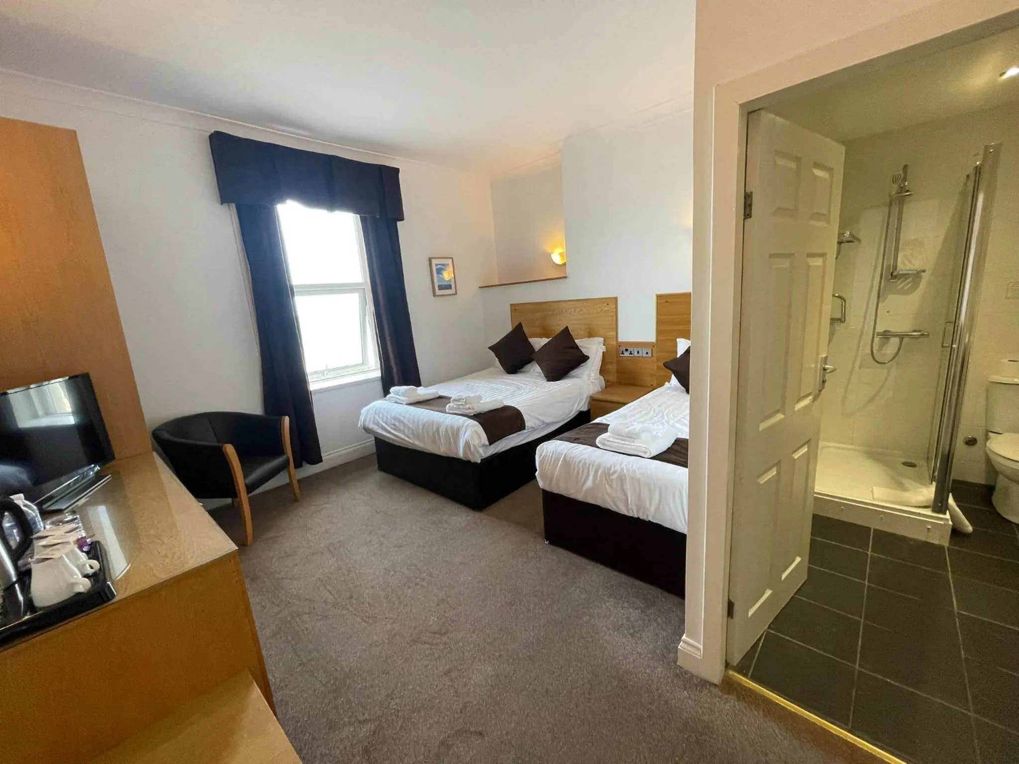 Bedroom, Bed in Four Saints Brig Y Don Hotel